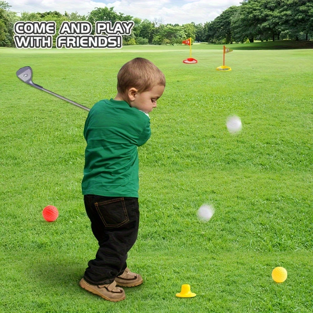 Kids Golf Club Set – Adjustable for Ages 3-8 Play