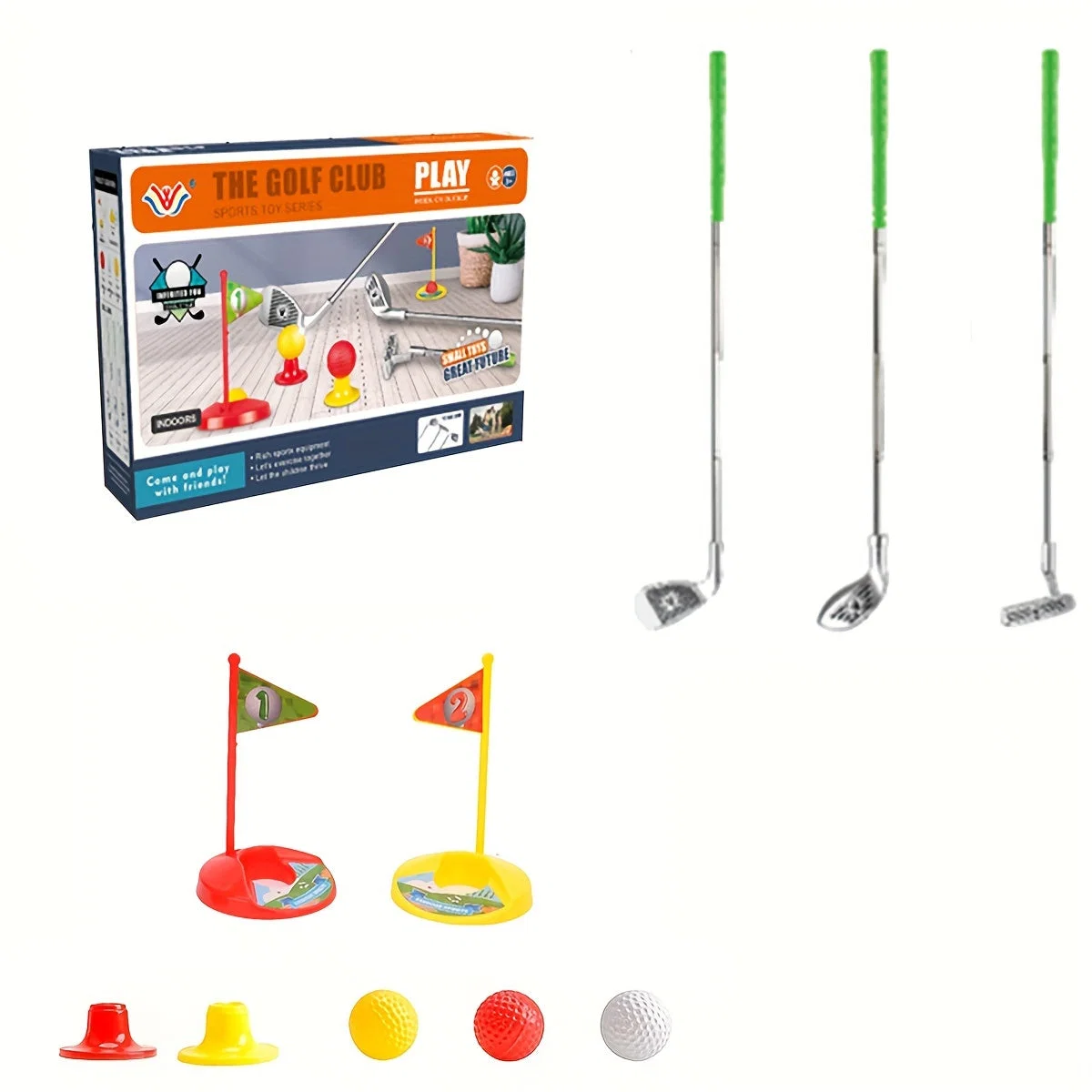 Kids Golf Club Set – Adjustable for Ages 3-8 Play