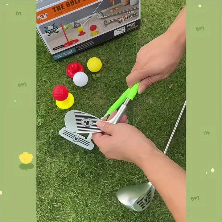 Kids Golf Club Set – Adjustable for Ages 3-8 Play