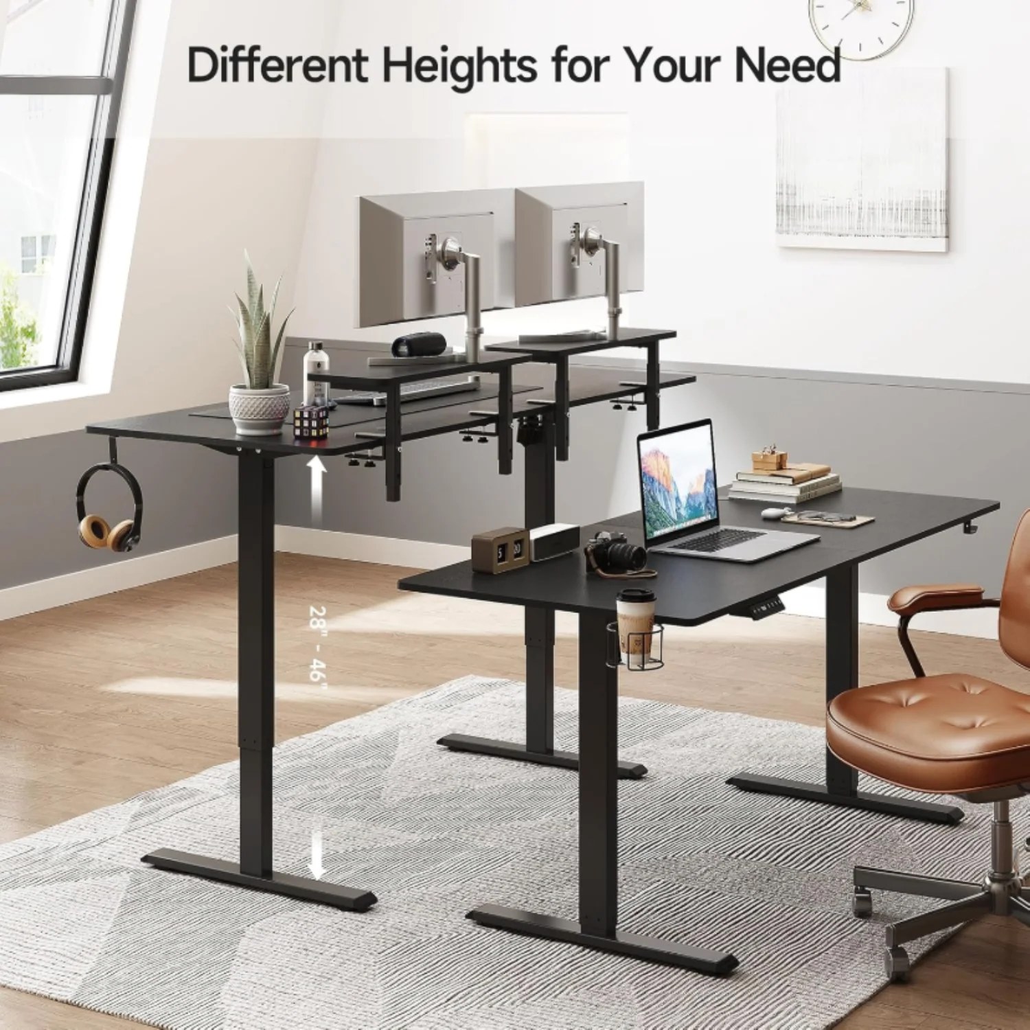 (Discontinued) 71 x 24 Inch Electric Standing Desk. Home Office Stand Up Desk with Memory Preset Controller