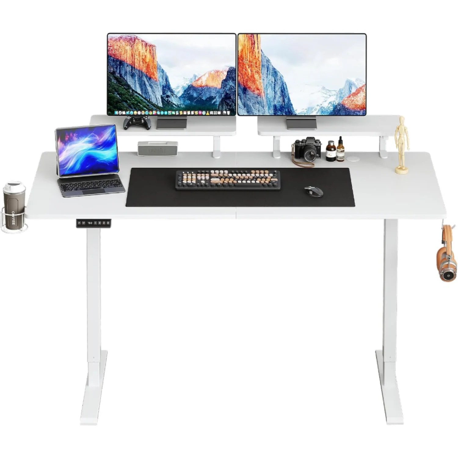 (Discontinued) 71 x 24 Inch Electric Standing Desk. Home Office Stand Up Desk with Memory Preset Controller