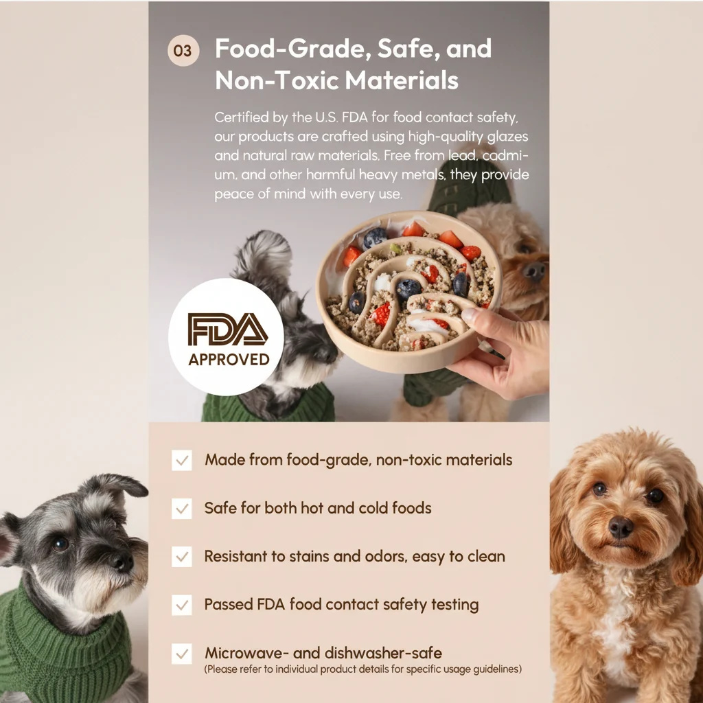 Wave Slow Feeder Dog Bowls