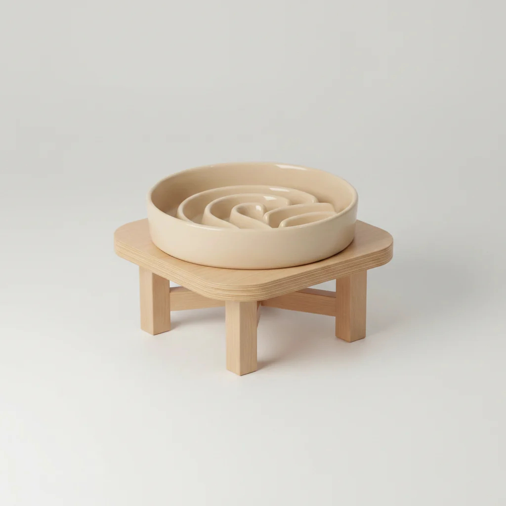 Wave Slow Feeder Dog Bowls