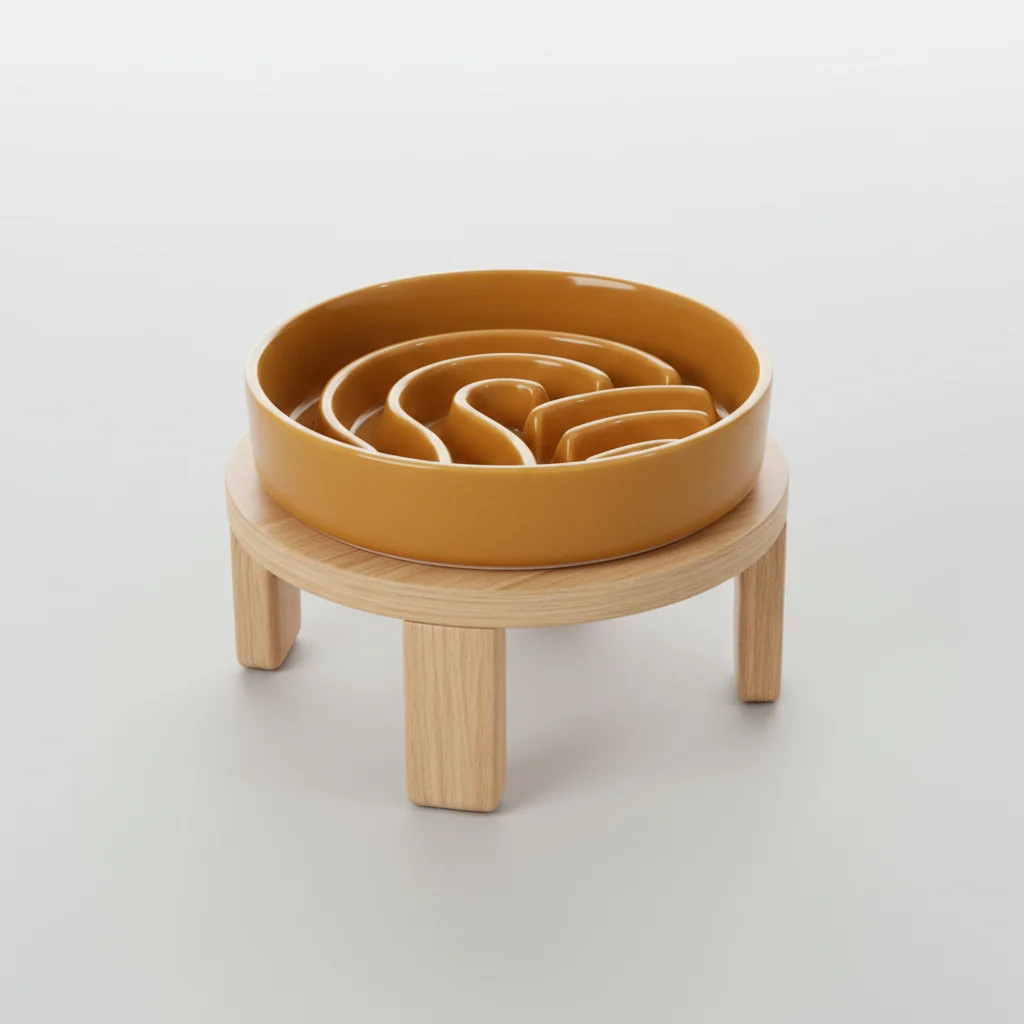Wave Slow Feeder Dog Bowls
