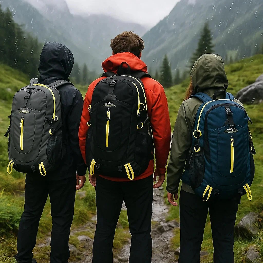 Adventure Ready | 40L Waterproof Hiking Backpack with Ergonomic Design | Lightweight and Spacious for Outdoor Adventures