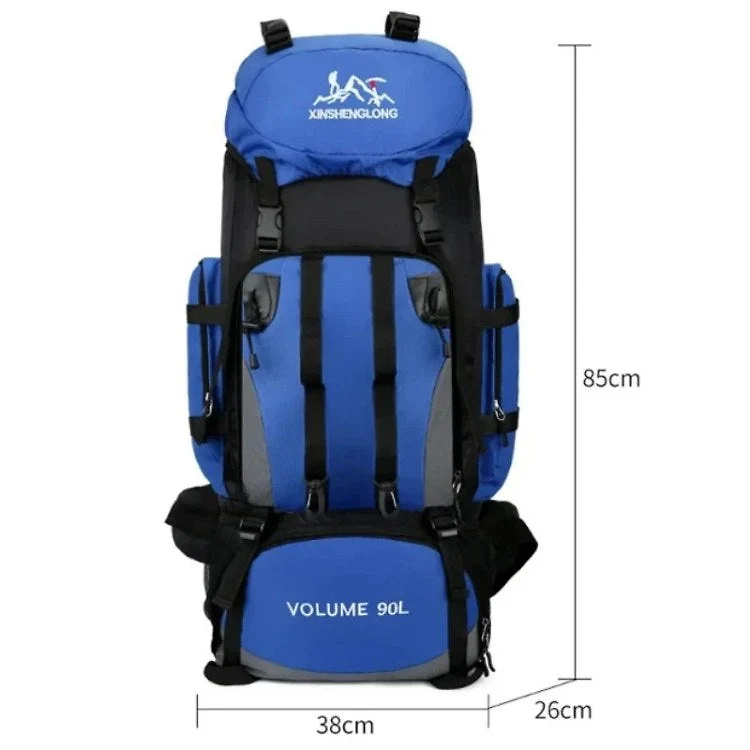Adventure Ready | 90L Waterproof Hiking Backpack with Ergonomic Support | Ultralight Design for Multi-Day Treks