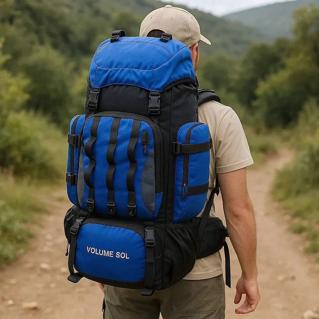 Adventure Ready | 90L Waterproof Hiking Backpack with Ergonomic Support | Ultralight Design for Multi-Day Treks
