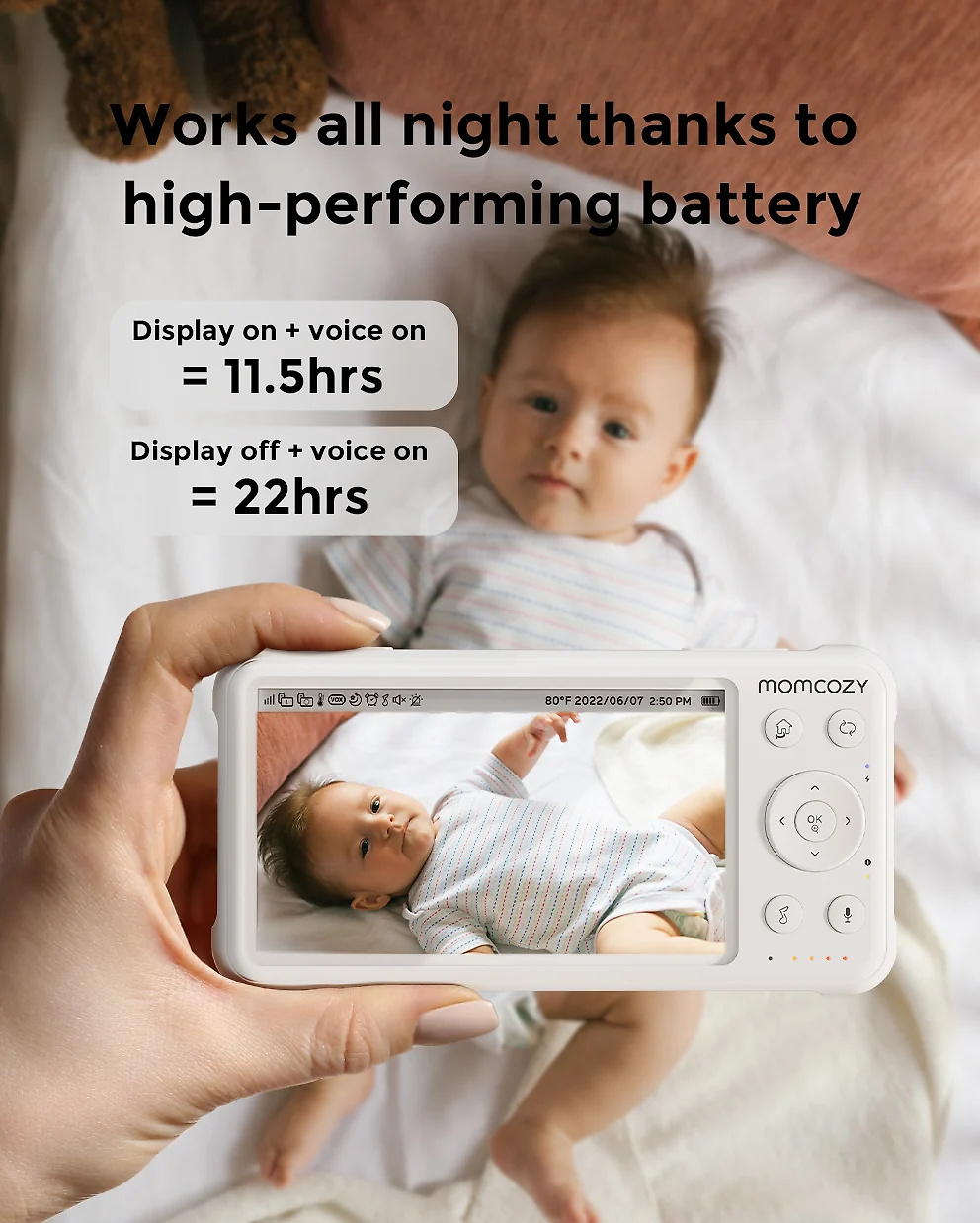 1080P High – Performance Video Baby Monitor BM01