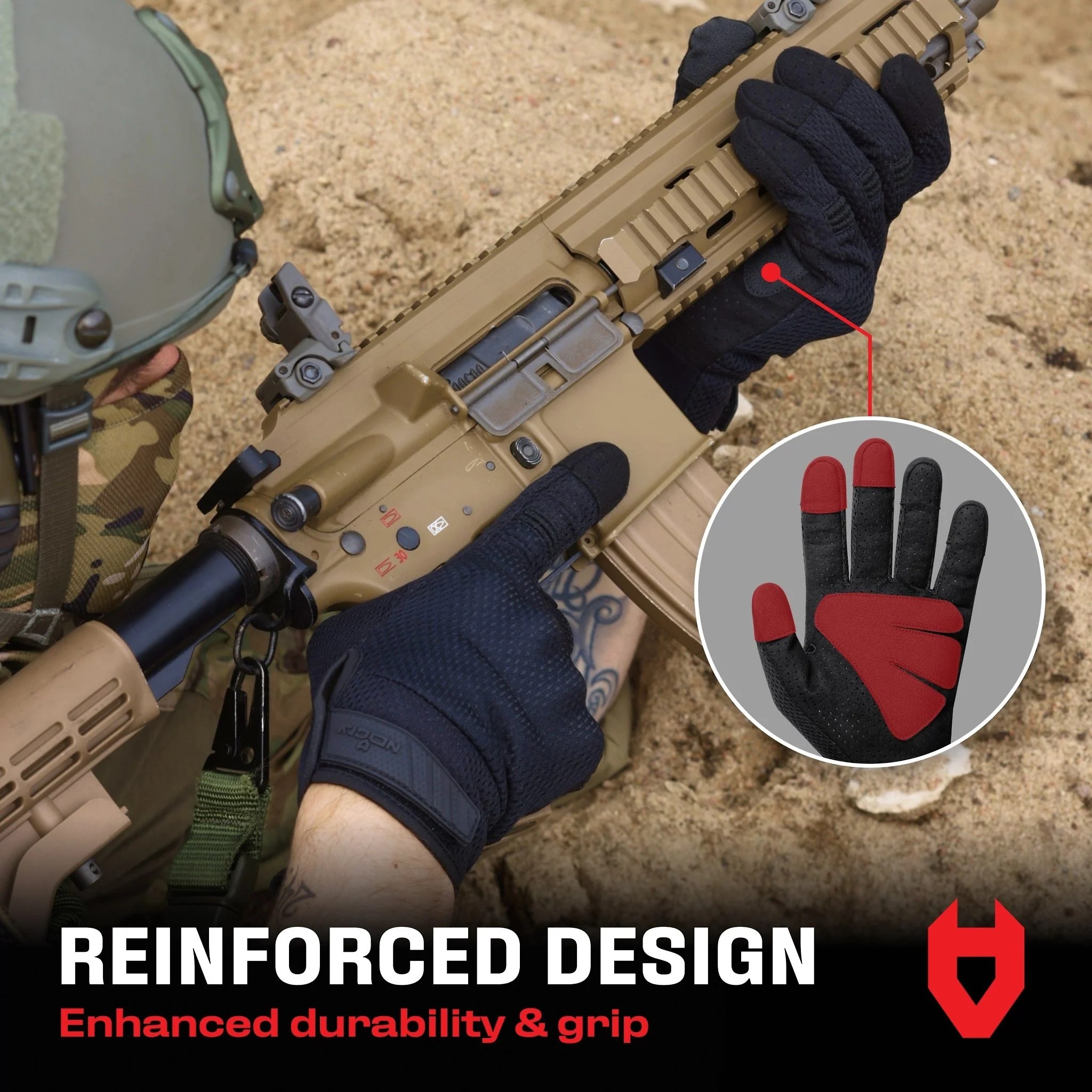 ImpactFit+ Tactical Work Gloves – 50 PACK