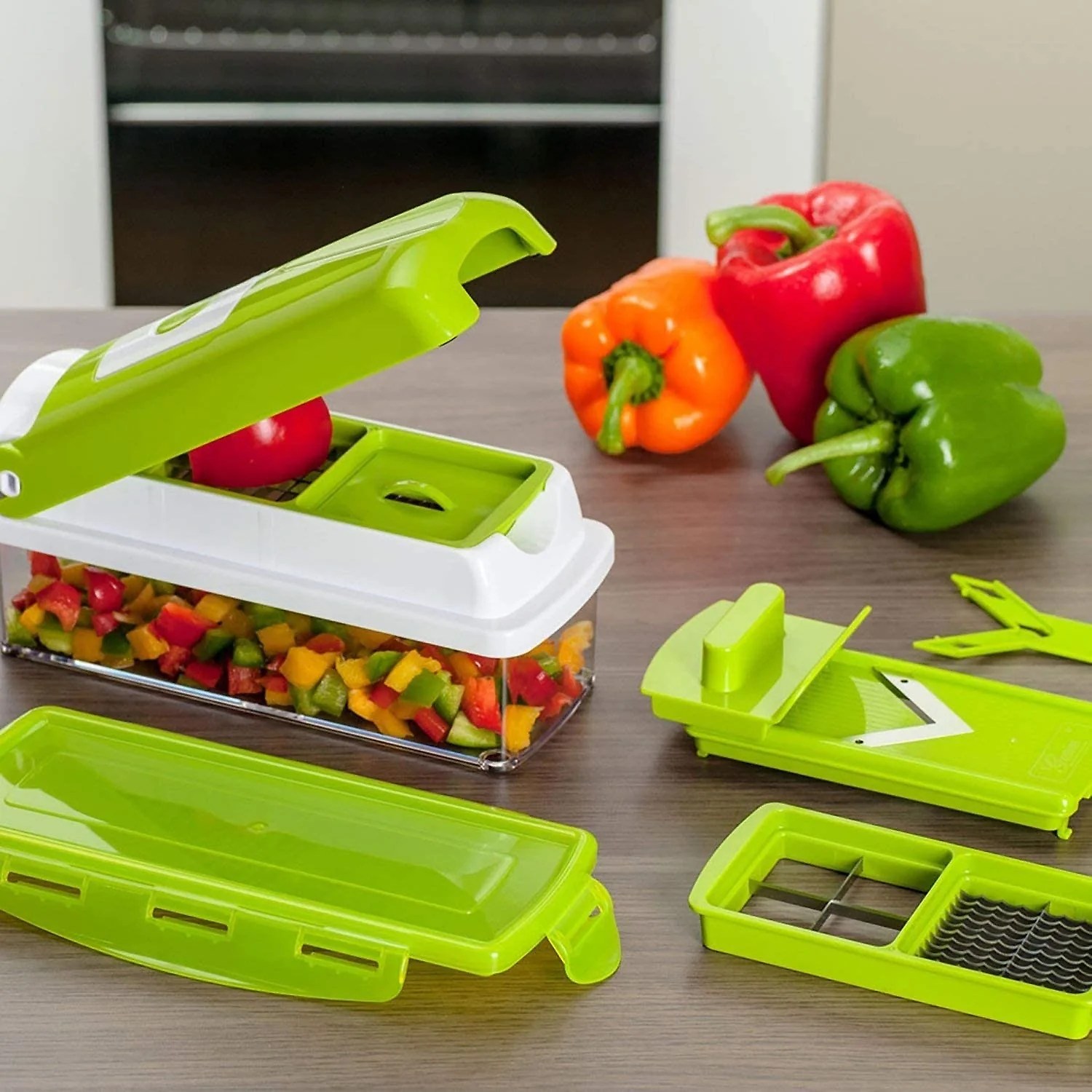 12-in-1 Multifunctional Vegetable Cutter – Quickly and Safely Cut Vegetables