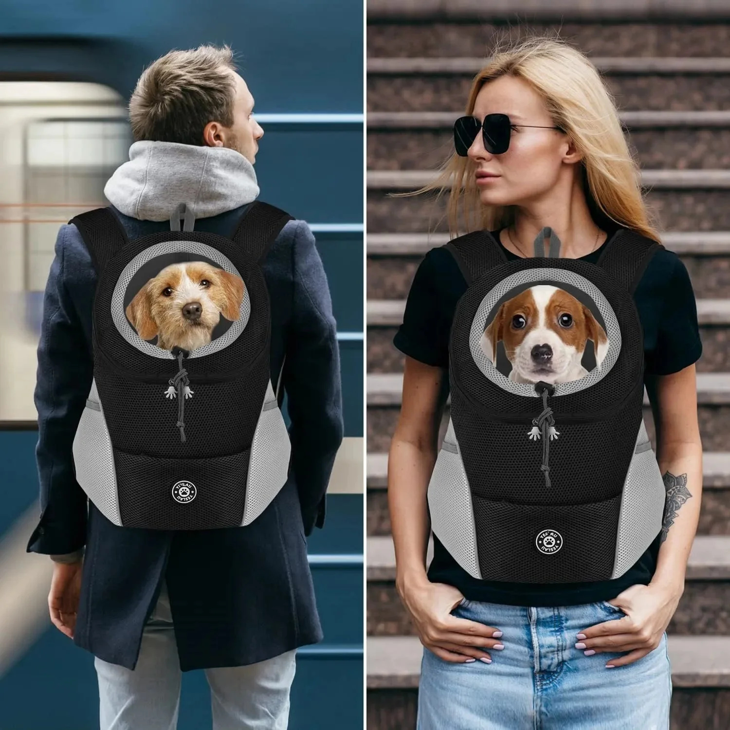 Adventure Pet Carrier | Mesh Backpack for Comfortable Hiking & Travel