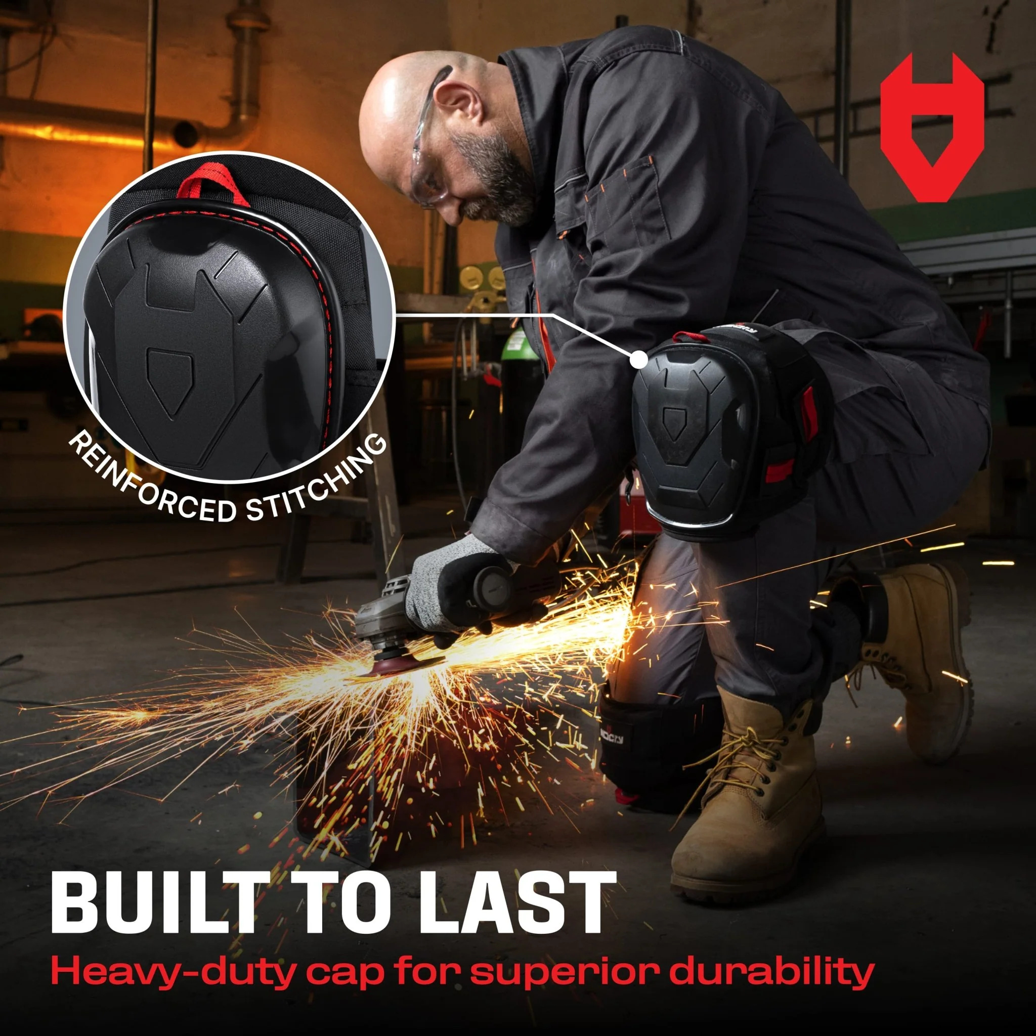 GelGuard+ Anti-Slip Thigh Strap Knee Pads