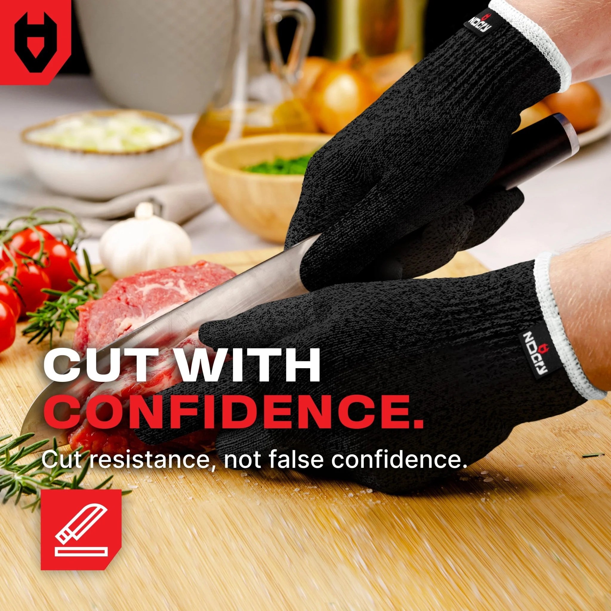 CutGuard+ Reinforced Cut Resistant Gloves
