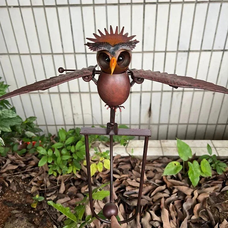 Bird Garden Sculpture for Patio and Outdoor Decoration