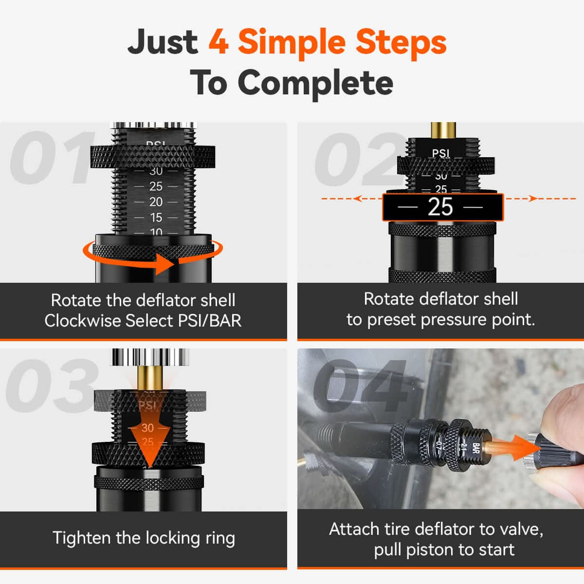 Automatic Tire Deflators