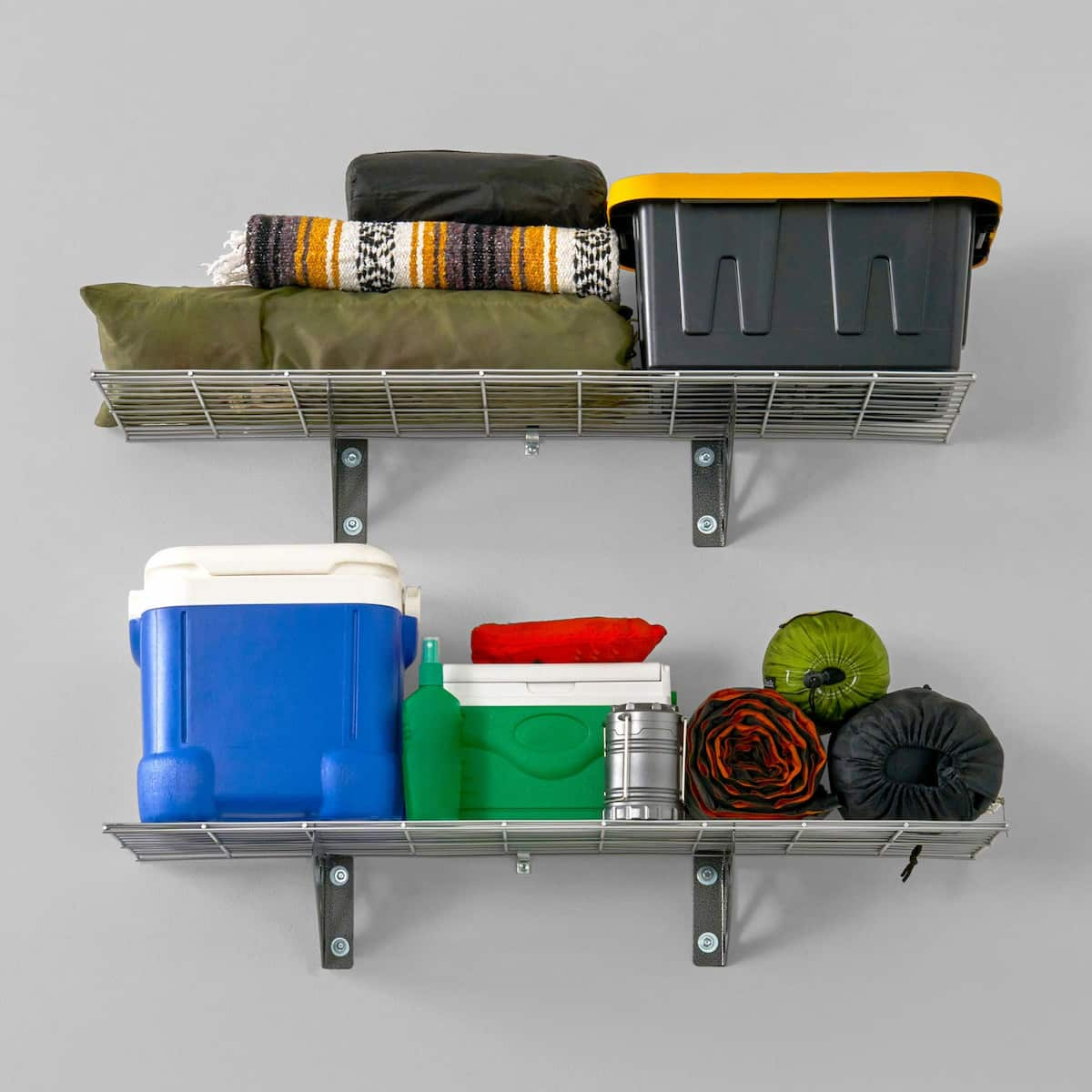 1′ x 6′ Wall Shelf (with Hooks)