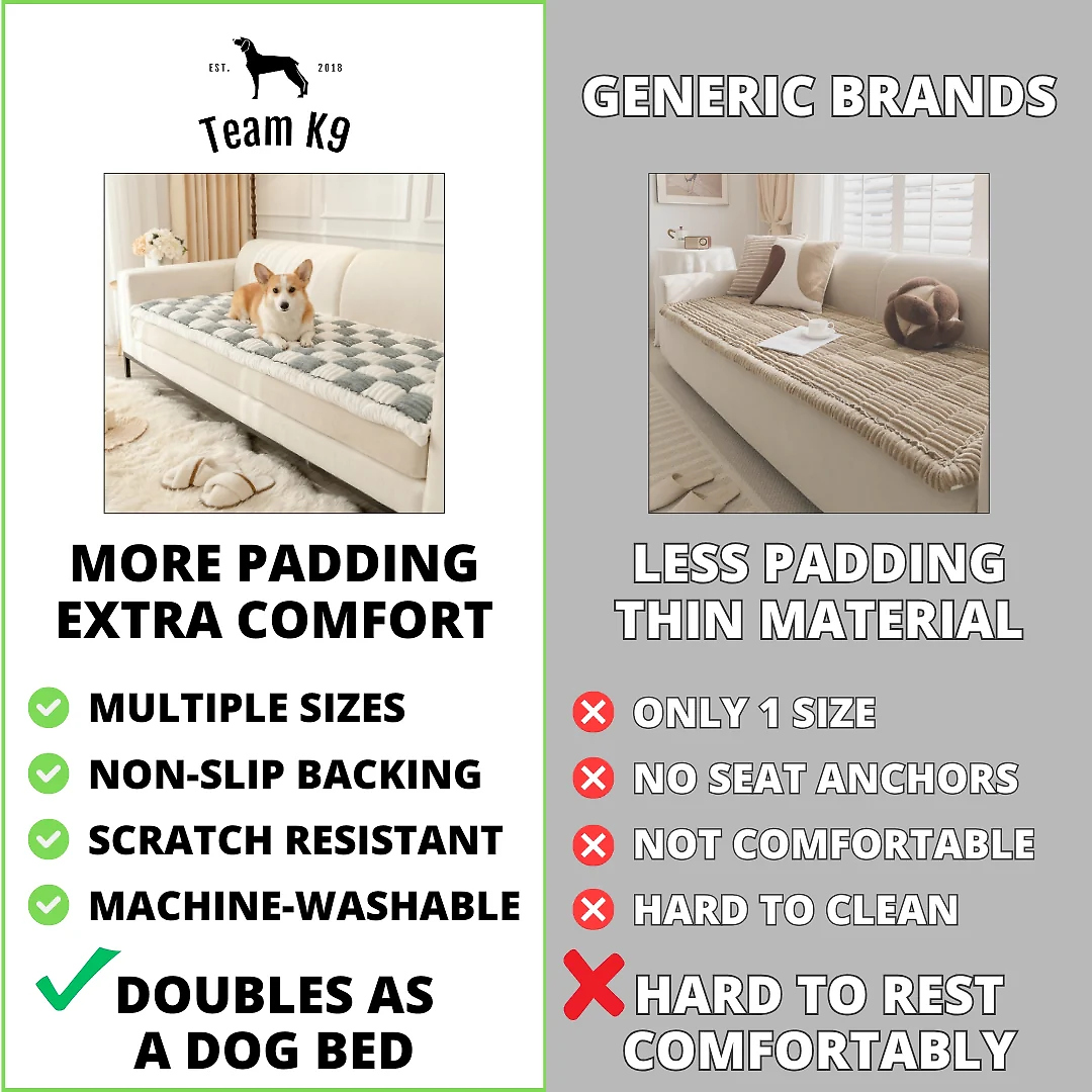 Team K9® 2-in-1 Couch Cover & Dog Bed