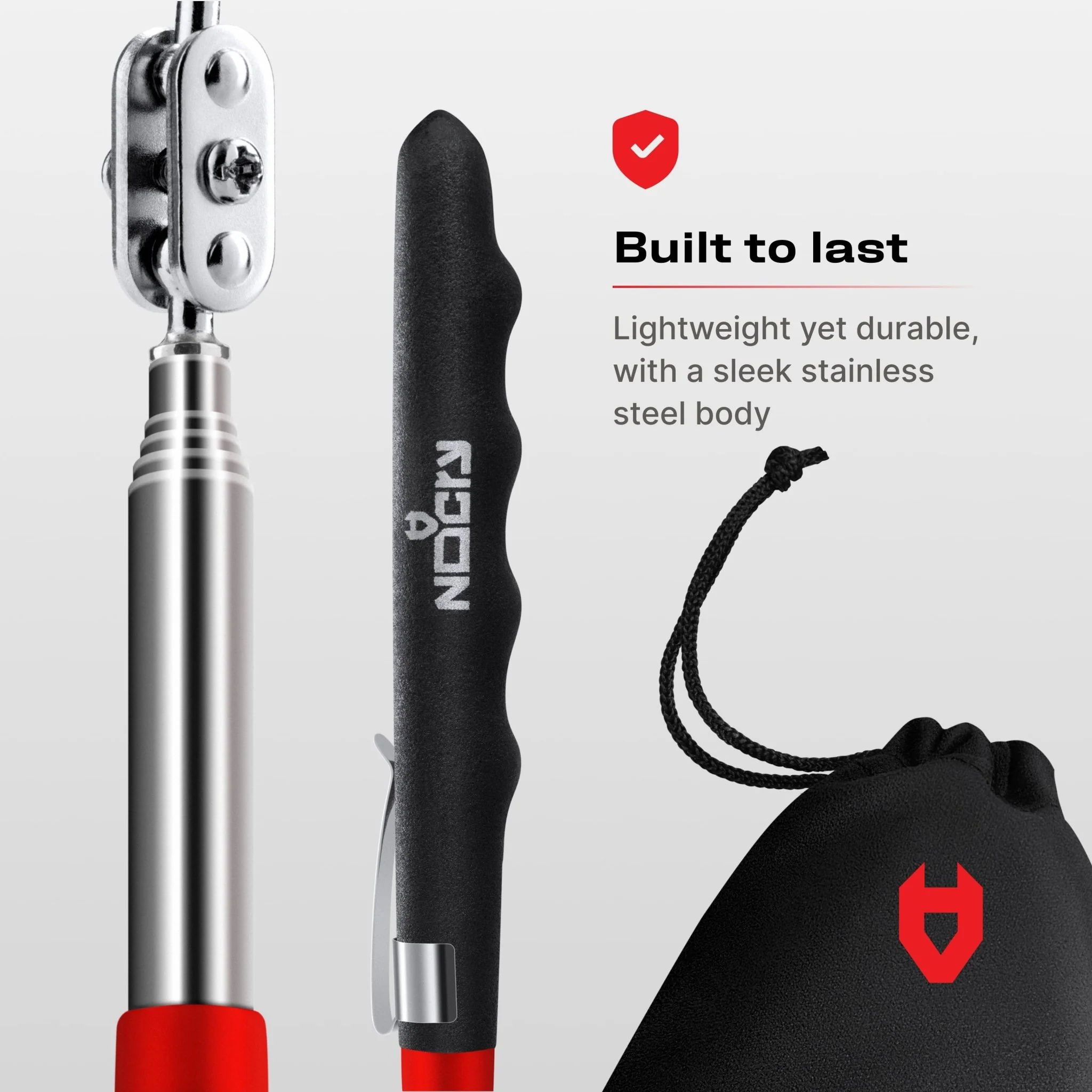 360inspect Extendable Telescoping Inspection Mirror