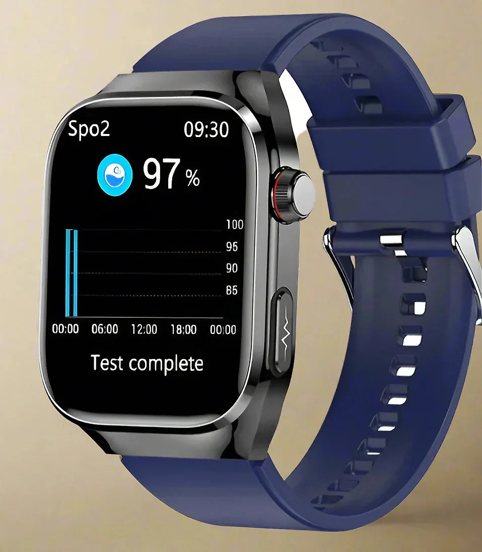 Advanced Health Smartwatch | ECG & Blood Sugar Monitoring with AMOLED Display | Comprehensive Health Tracking for Wellness