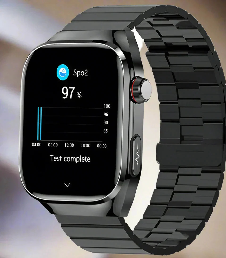 Advanced Health Smartwatch | ECG & Blood Sugar Monitoring with AMOLED Display | Comprehensive Health Tracking for Wellness