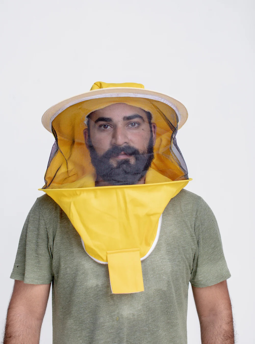 Yellow HoneyGuard Beekeeping Veil