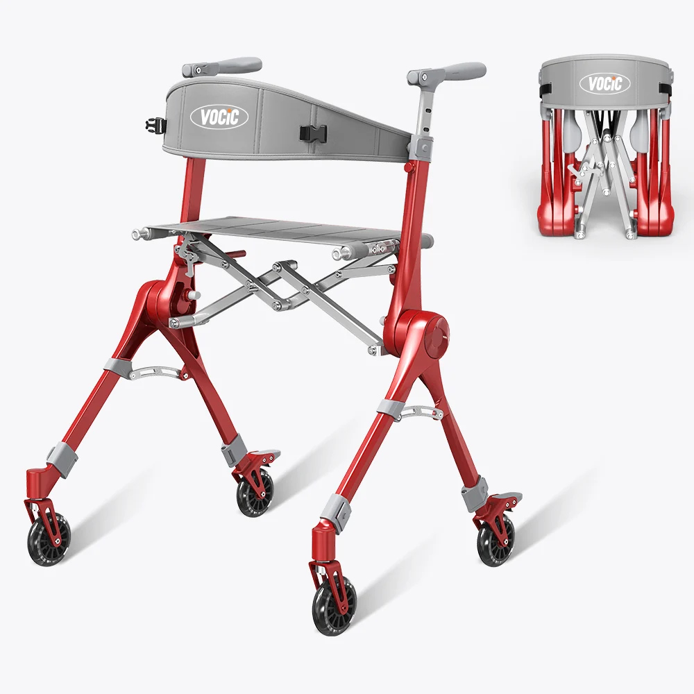 VOCIC Z35 PackGo Foldable Lightweight Rollator Walker