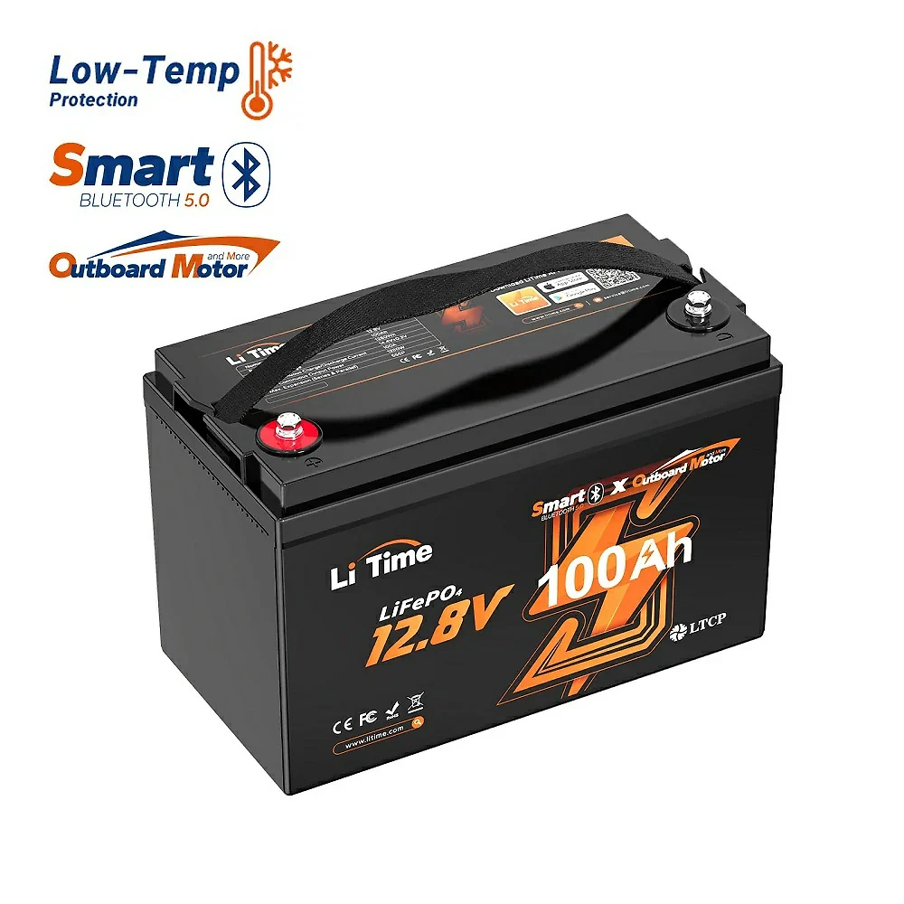 LiTime 12V Marine Power Solution for 0-2400W Electric Outboards and Trolling Motor