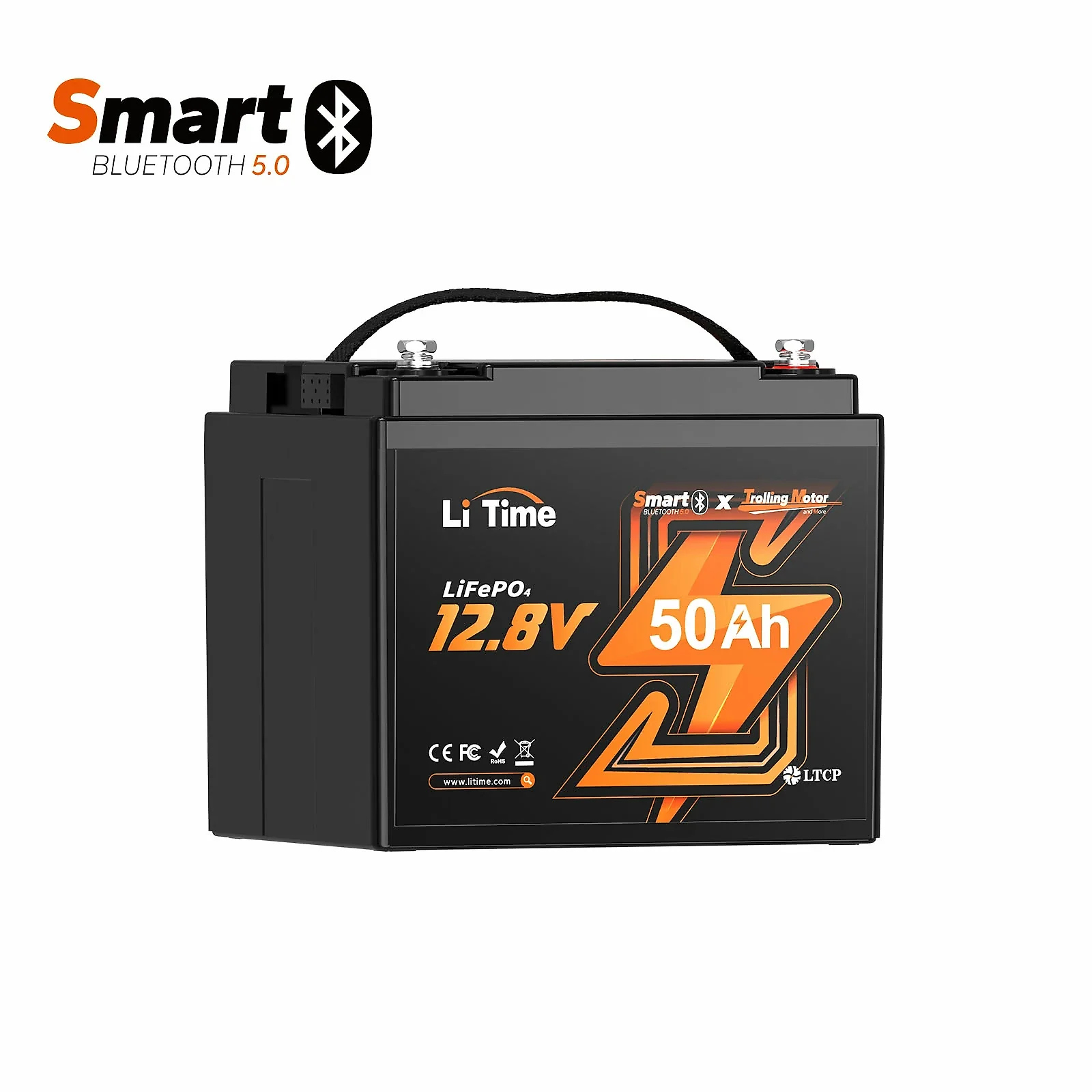 LiTime 12V Marine Power Solution for 0-2400W Electric Outboards and Trolling Motor