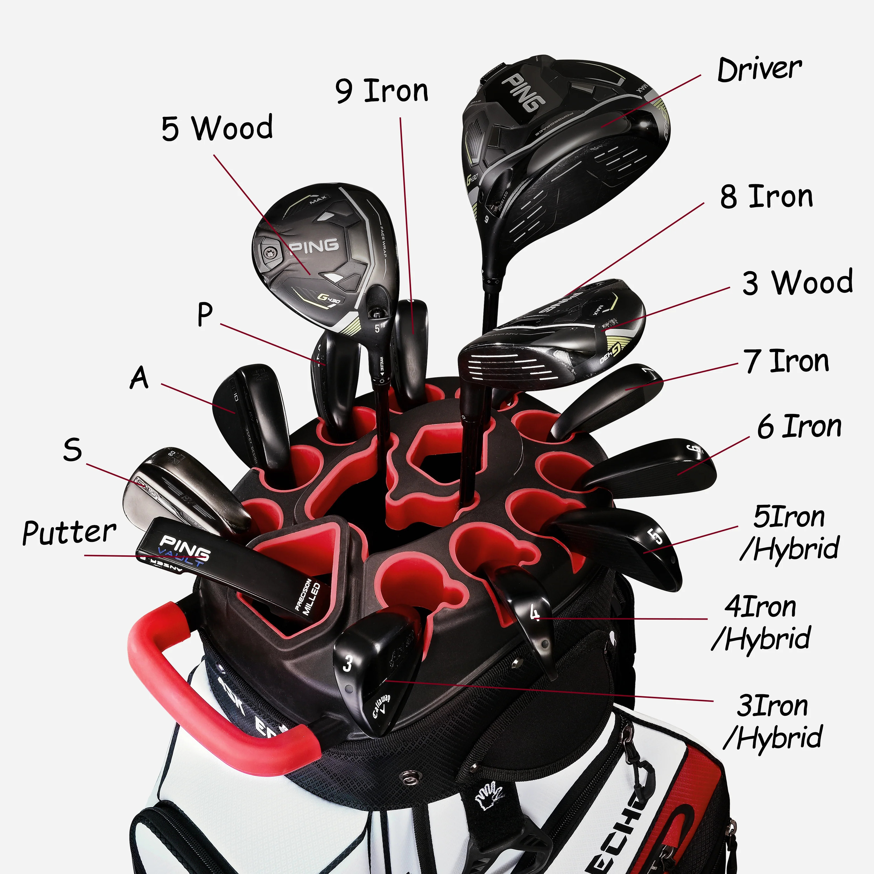 T-LOCK 2.0 Cart Bag / White