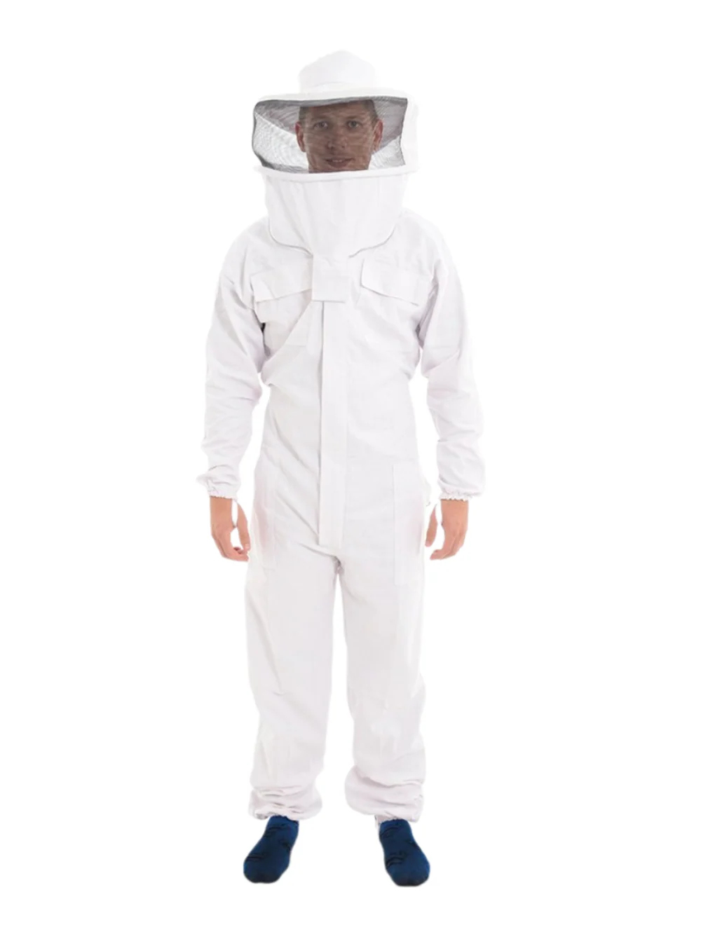 Double Upper Pocket Beekeeper Suit – Cotton