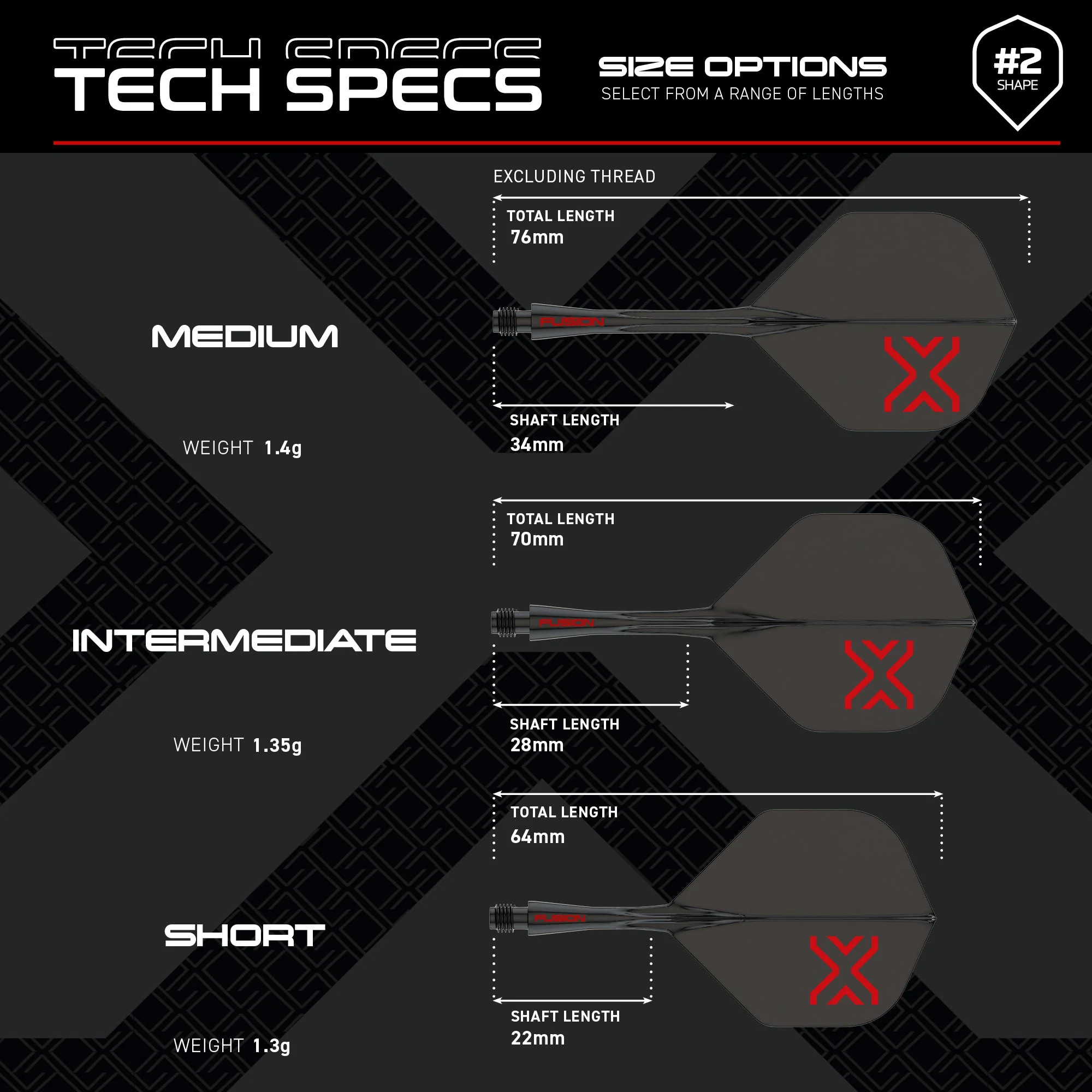 Blade X – Fusion Integrated Flight & Shaft Black