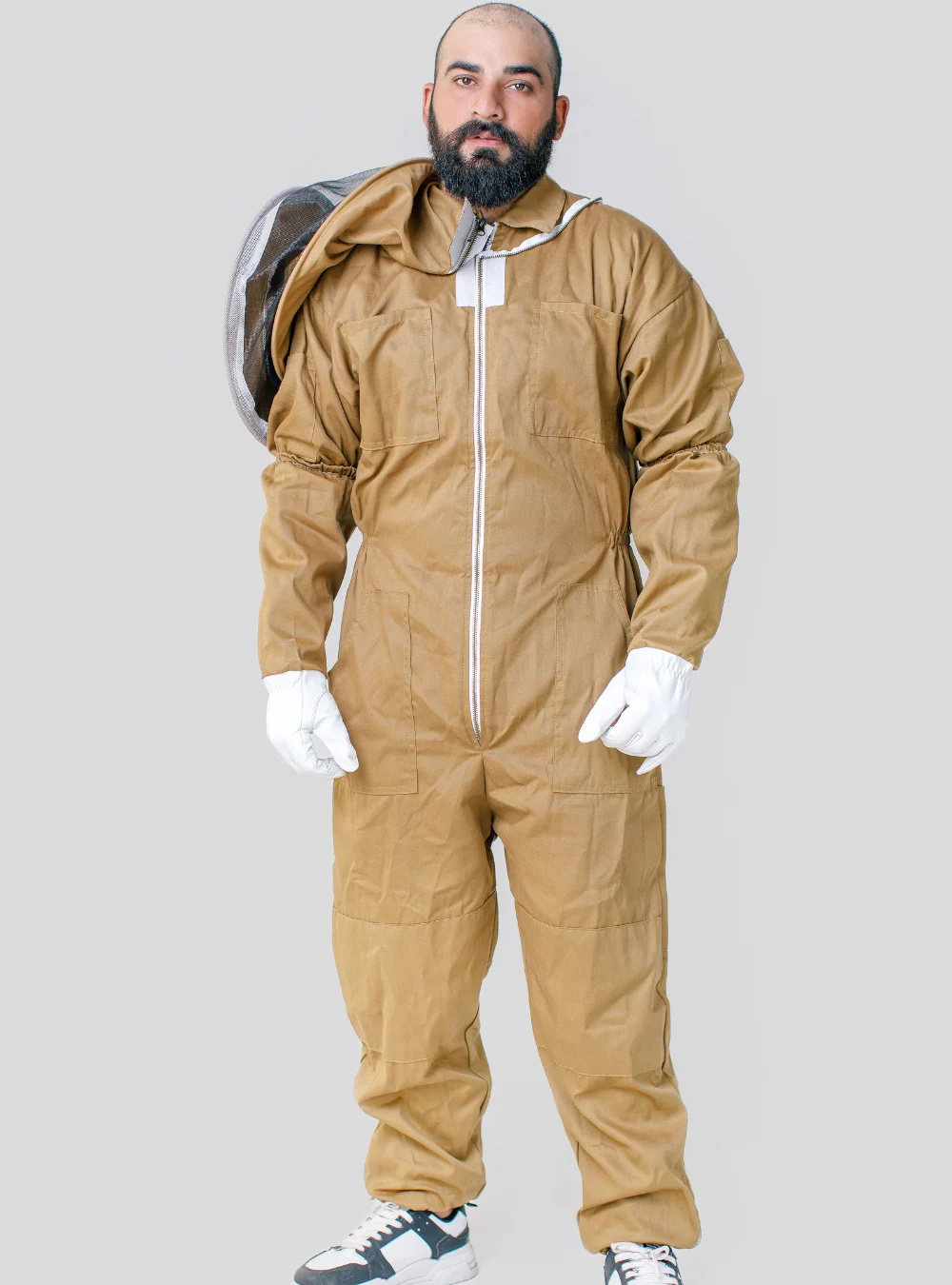 Brown Cotton Apiarist Outfit