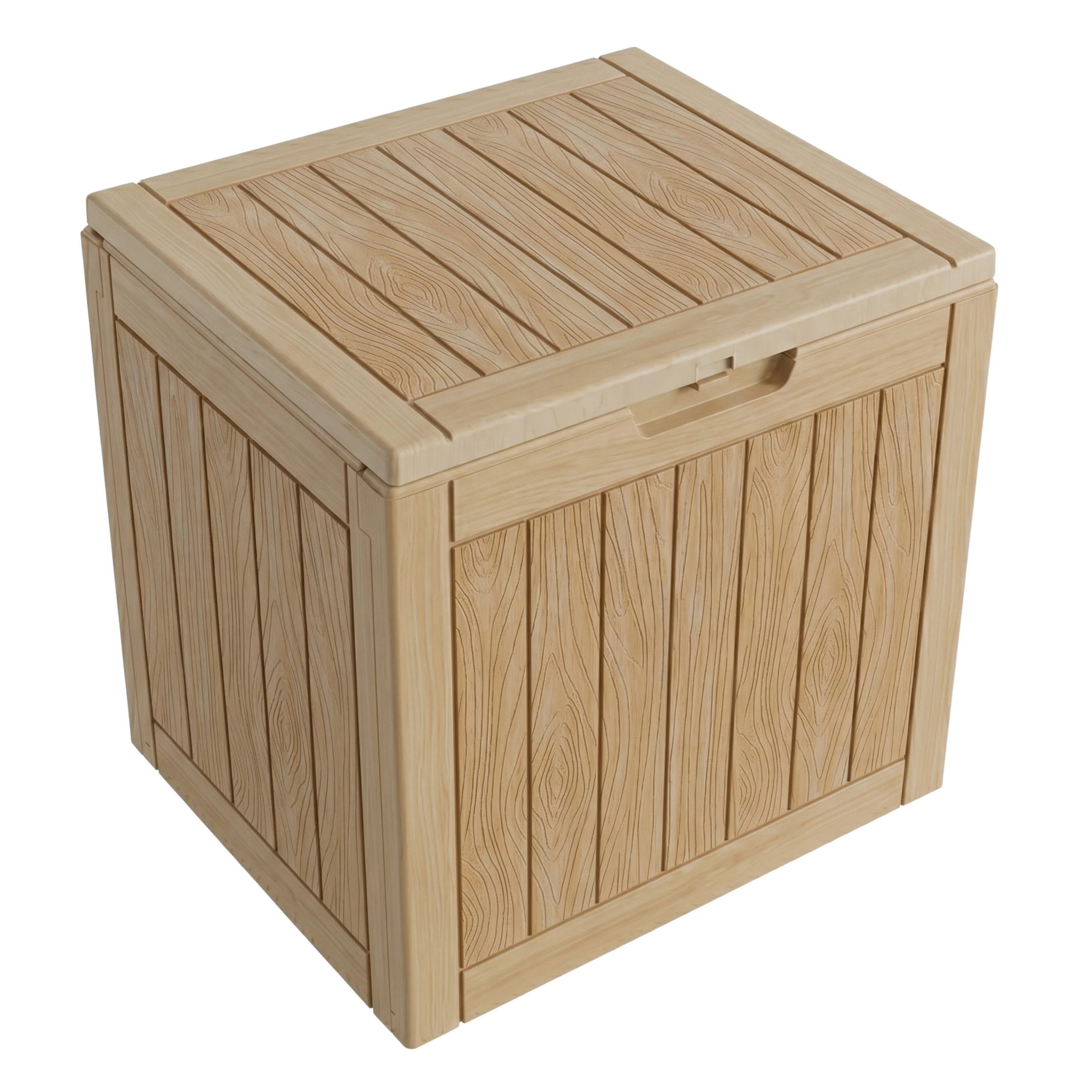 113.6 L Interlocking Resin Storage Box with Panel Frame Design