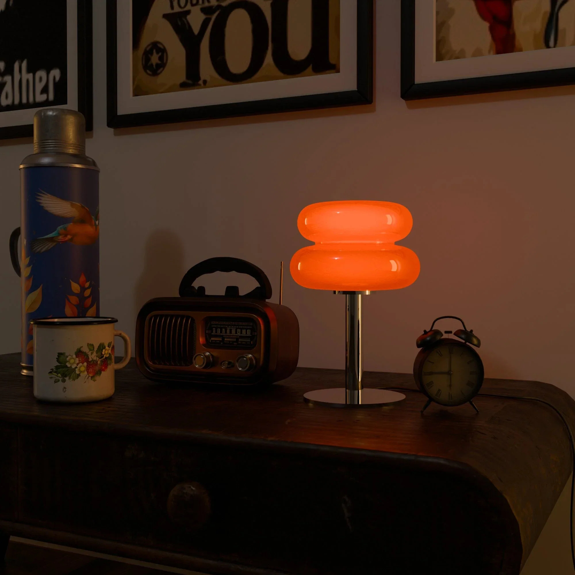 Aprica Modern Table Lamp Elegant Indoor Bedside Accent Light