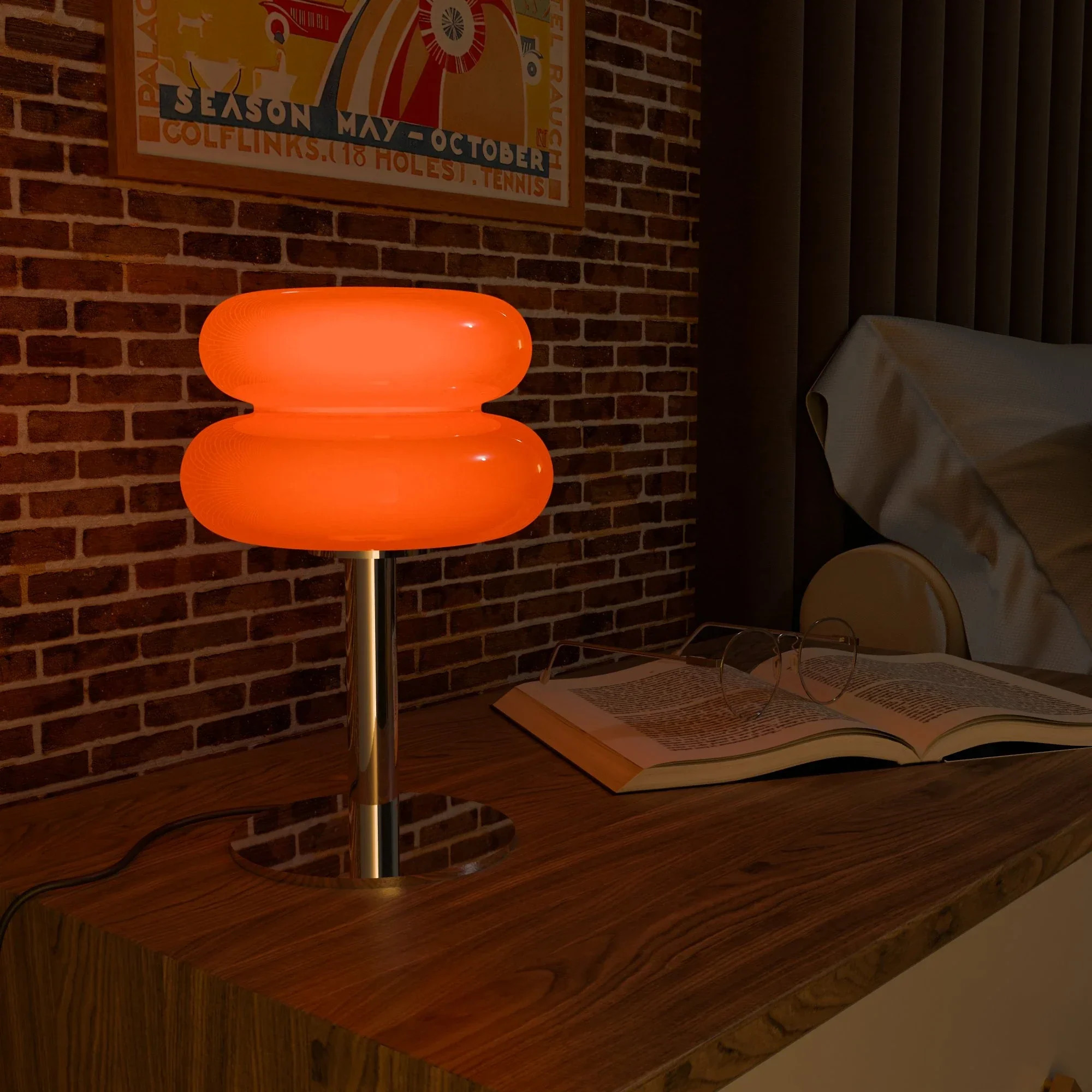 Aprica Modern Table Lamp Elegant Indoor Bedside Accent Light