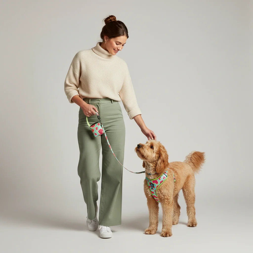 3-Piece Dog Harness & Leash Set