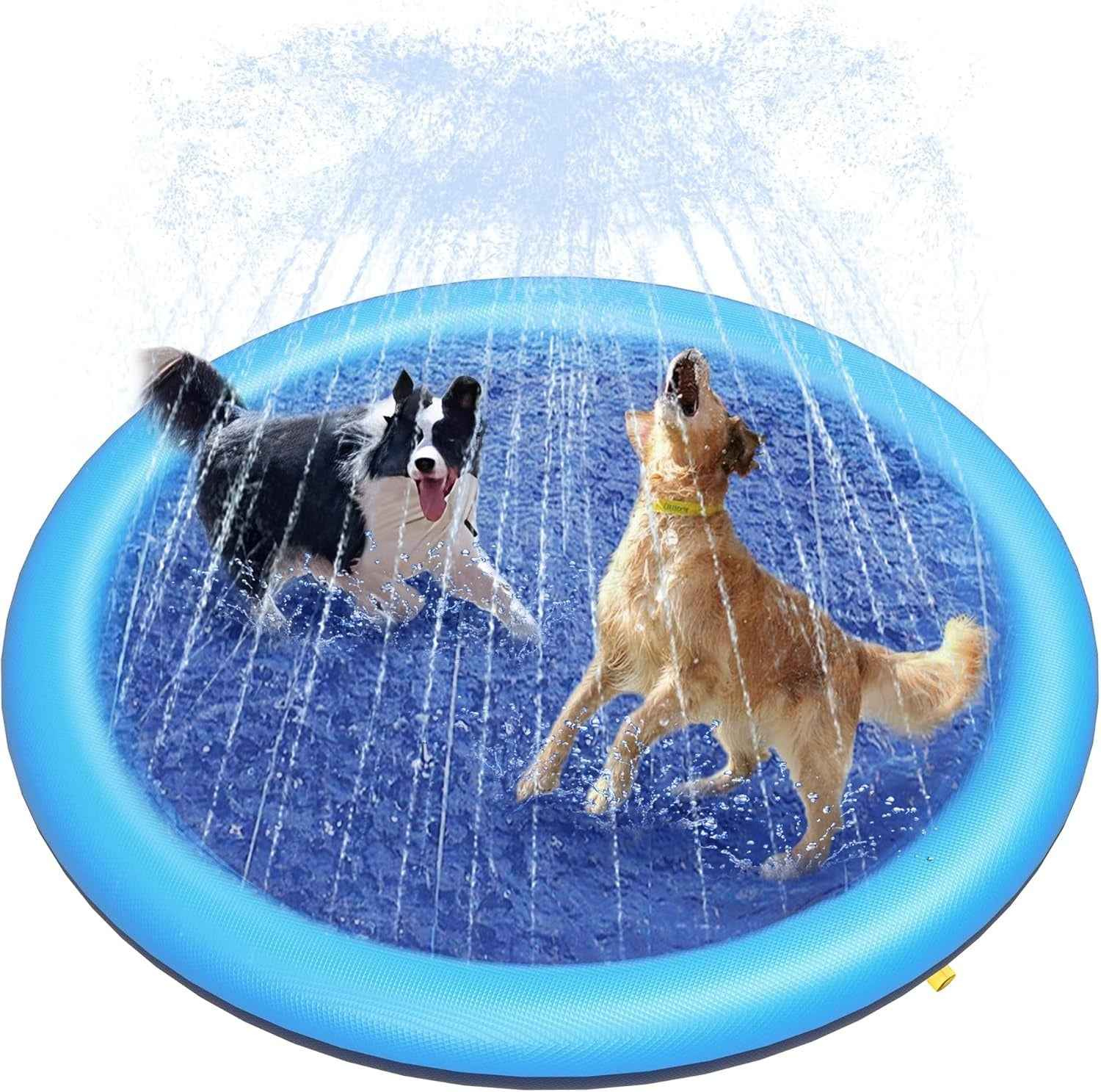 Enjoy Summer Fun with Our Anti-Slip Splash Pad for Pets