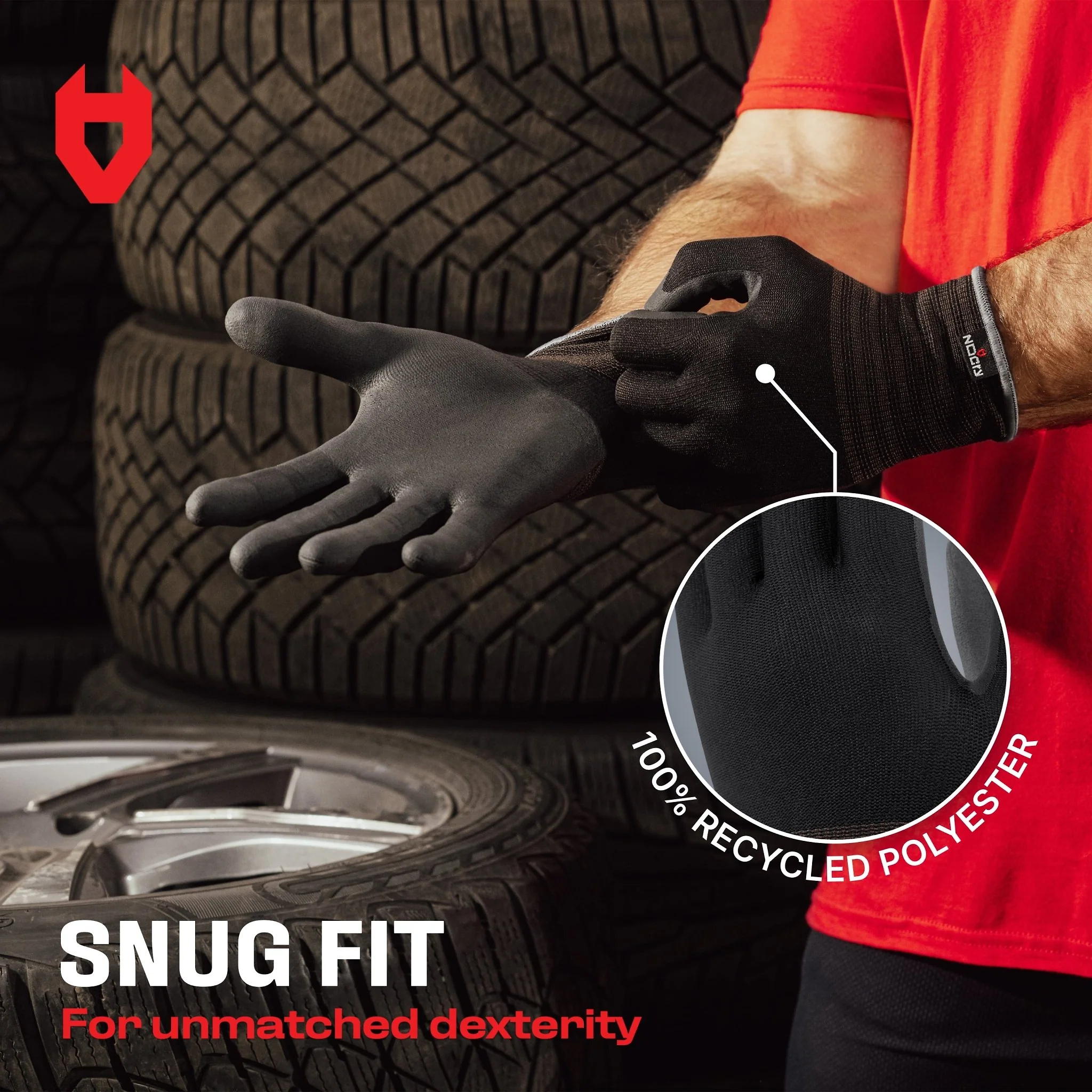 EcoFit Nitrile Coated Work Gloves