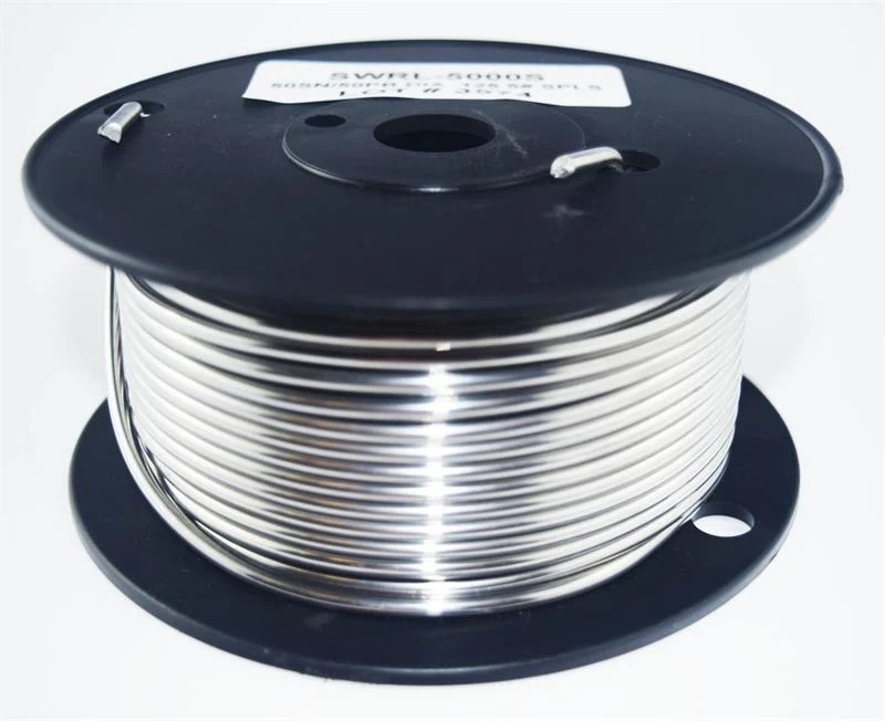 50/50 Solid .125 Diameter Solder Wire  - 5-lb. Spool