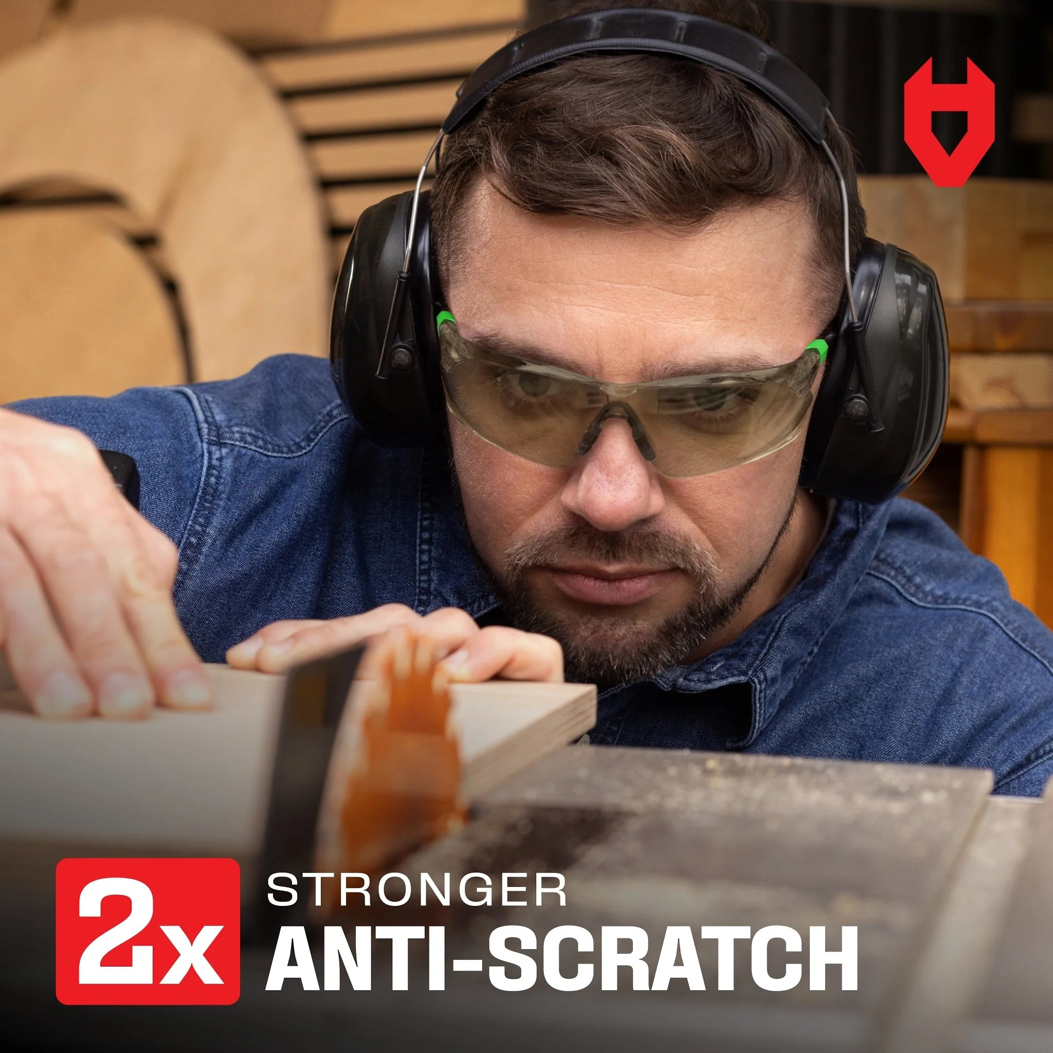 EyeArmor+ Anti-Fog In-Out Safety Glasses