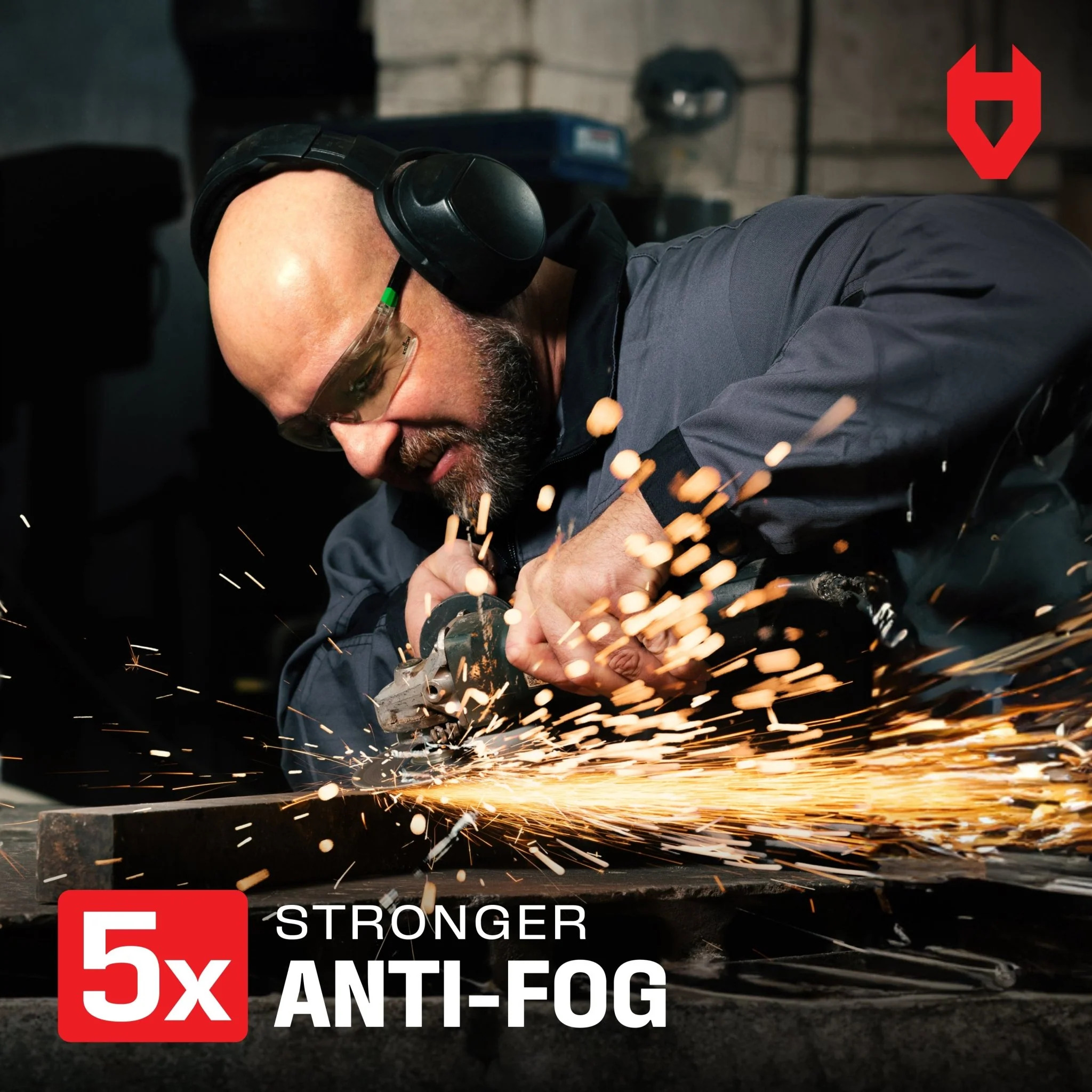 EyeArmor+ Anti-Fog In-Out Safety Glasses