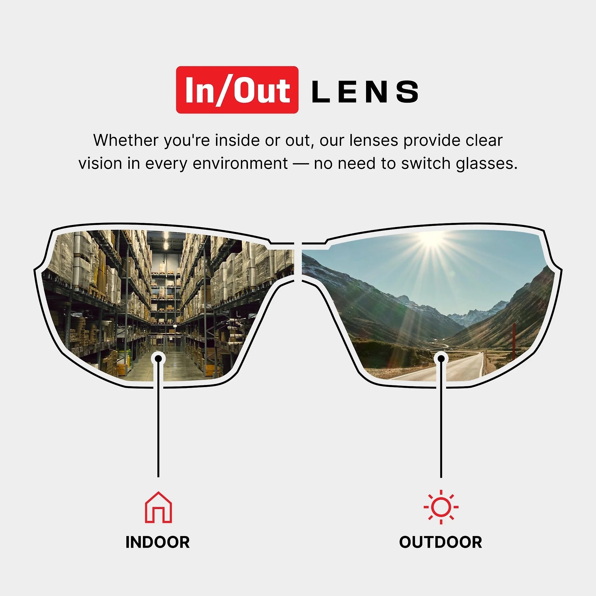 EyeArmor+ Anti-Fog In-Out Safety Glasses