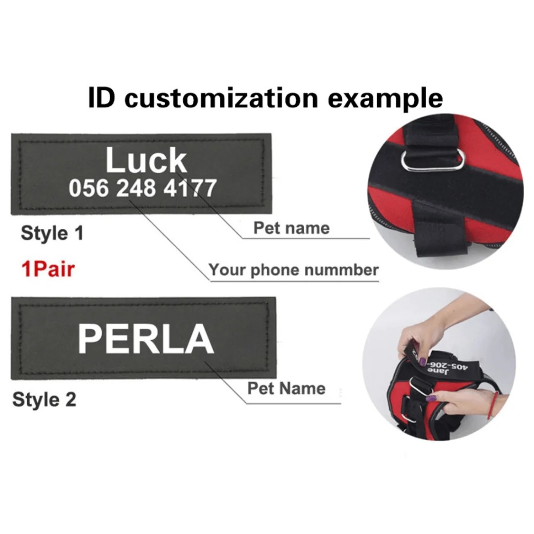 Team K9® Custom Harness Patch (Printed Pair)