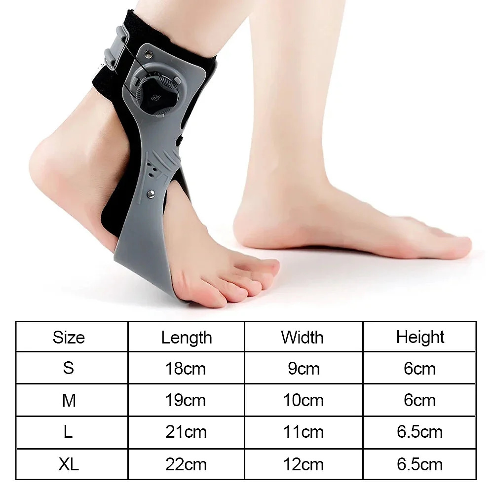 Adjustable Ankle Support Brace | Dorsiflexion Assist for Enhanced Stability