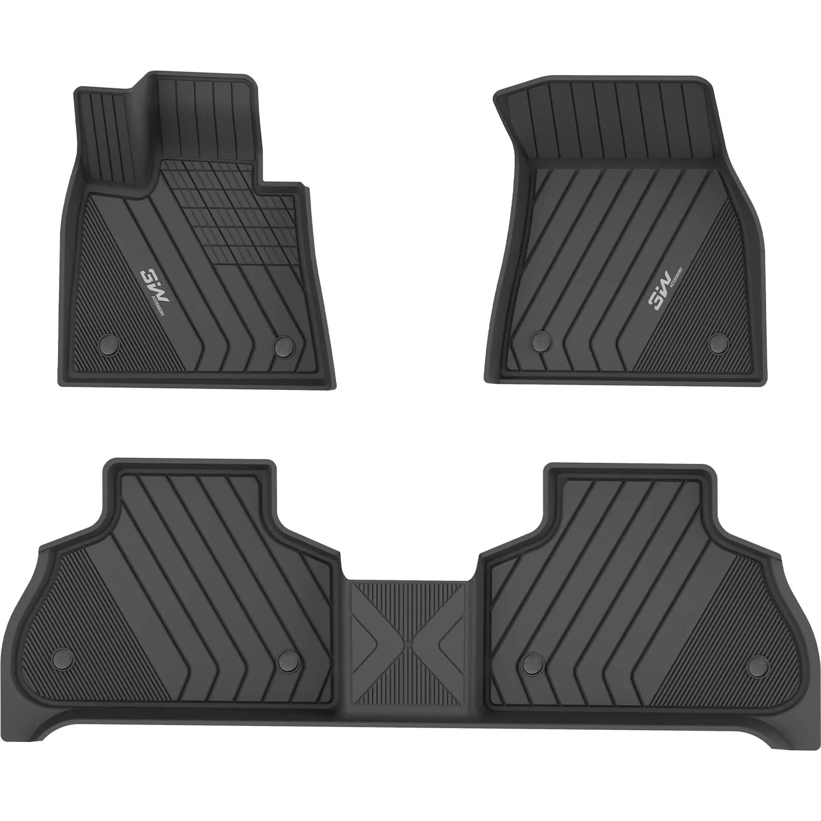 3W BMW X5 2019-2026 Custom Floor Mats / Trunk Mat Thorex™ All-Weather Protection