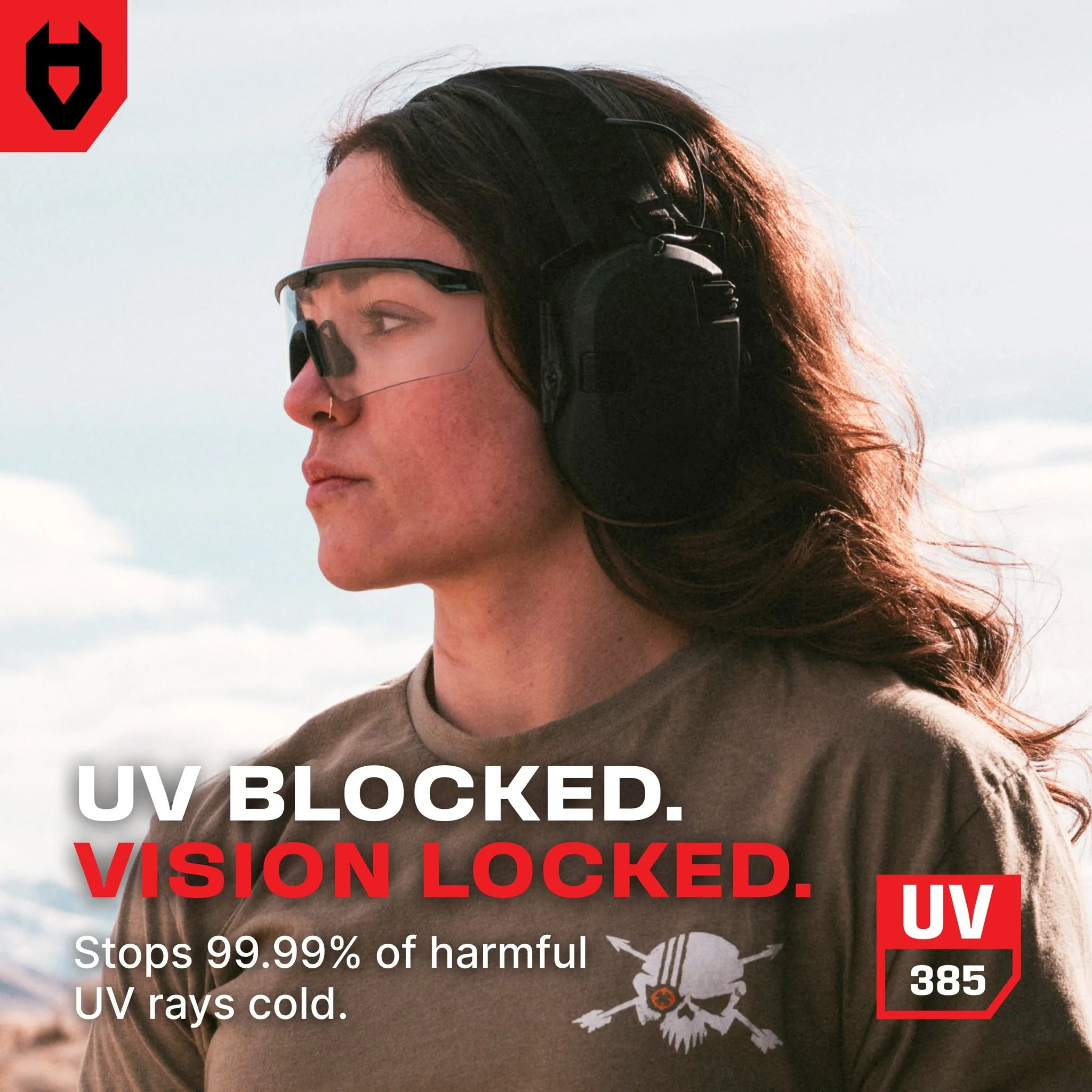 EyeArmor+ Tactical Shooting Safety Glasses