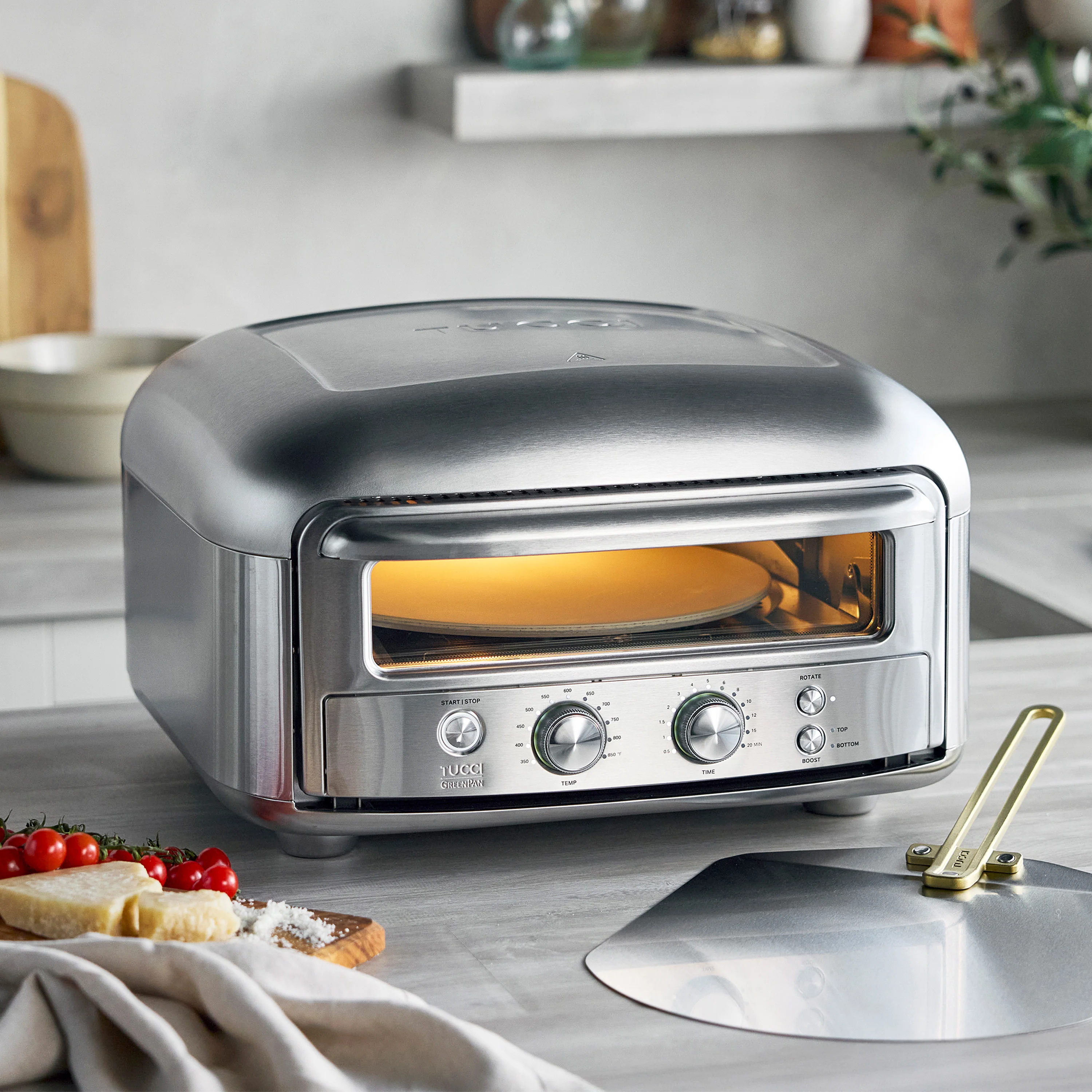 Stanley Tucci™ Indoor and Outdoor Pizza Oven | Stainless Steel