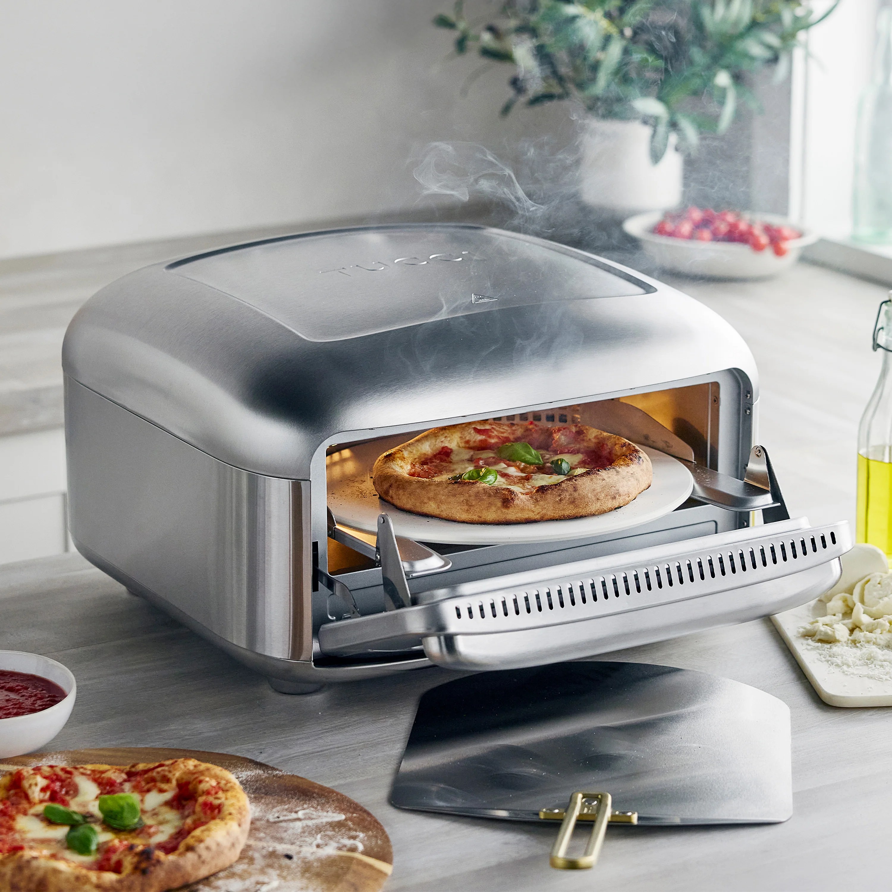 Stanley Tucci™ Indoor and Outdoor Pizza Oven | Stainless Steel