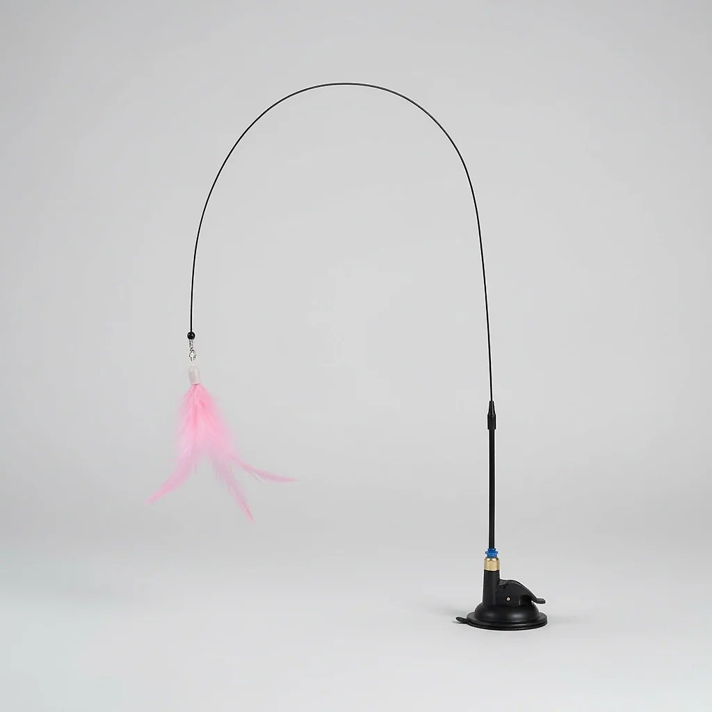 Cat Teaser Toy - Feather Wand
