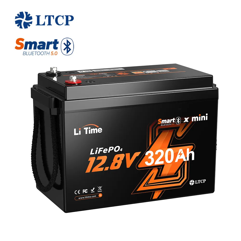 LiTime 12V 320Ah Mini Bluetooth Lithium Battery for RV. Off-Grid. Marine and Truck